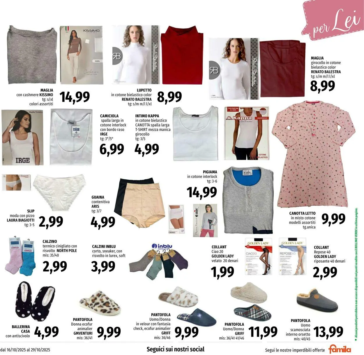 Famila Volantino attuale da 16 ottobre a 29 ottobre di 2025 - Pagina del volantino 29