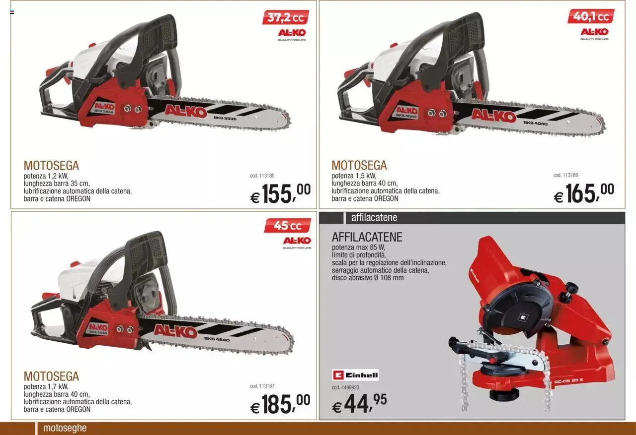 Brico OK - Catalogo macchine da giardino da 24 aprile a 31 dicembre di 2023 - Pagina del volantino 19