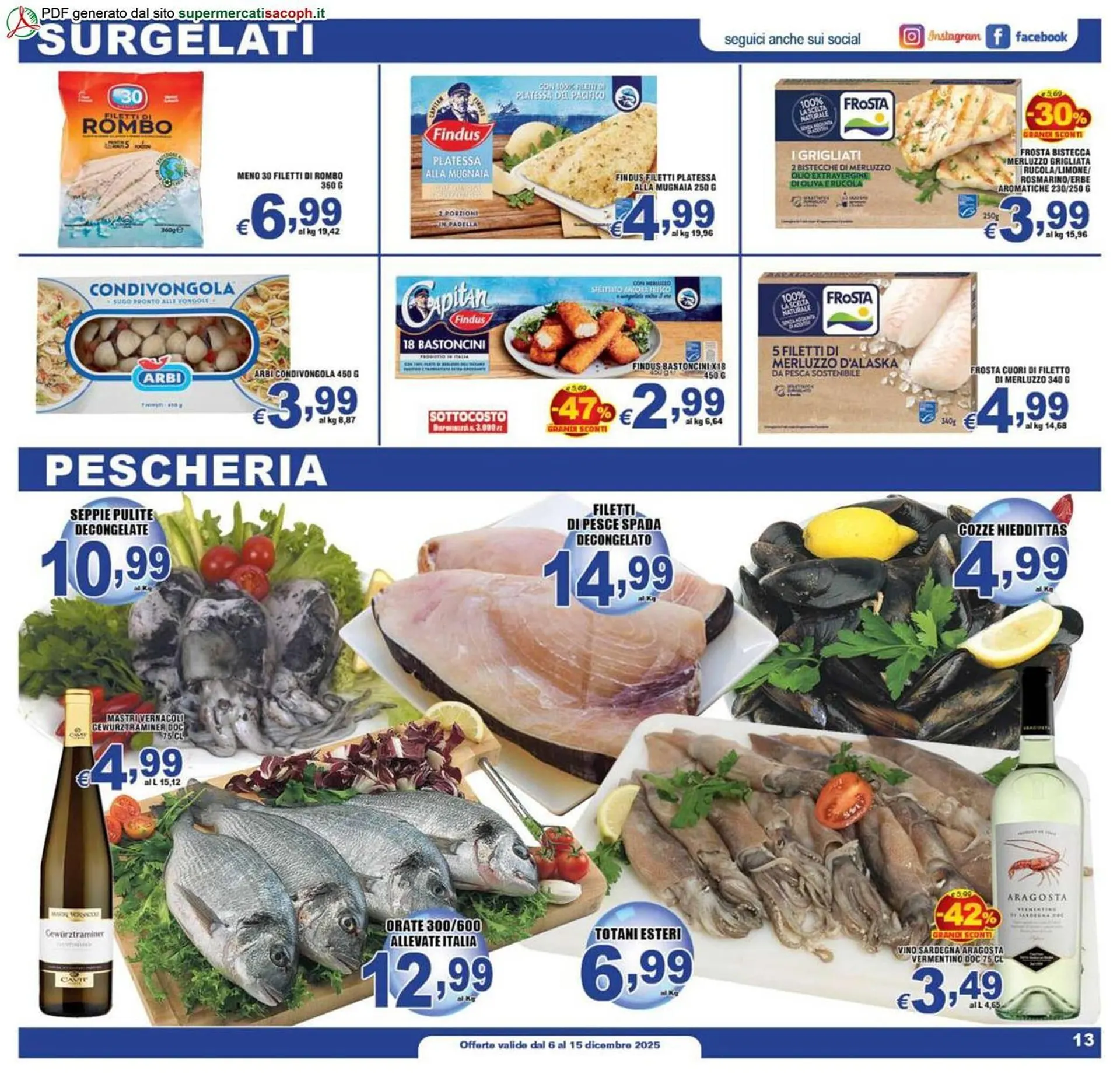 Volantino Sacoph da 6 dicembre a 15 dicembre di 2025 - Pagina del volantino 13