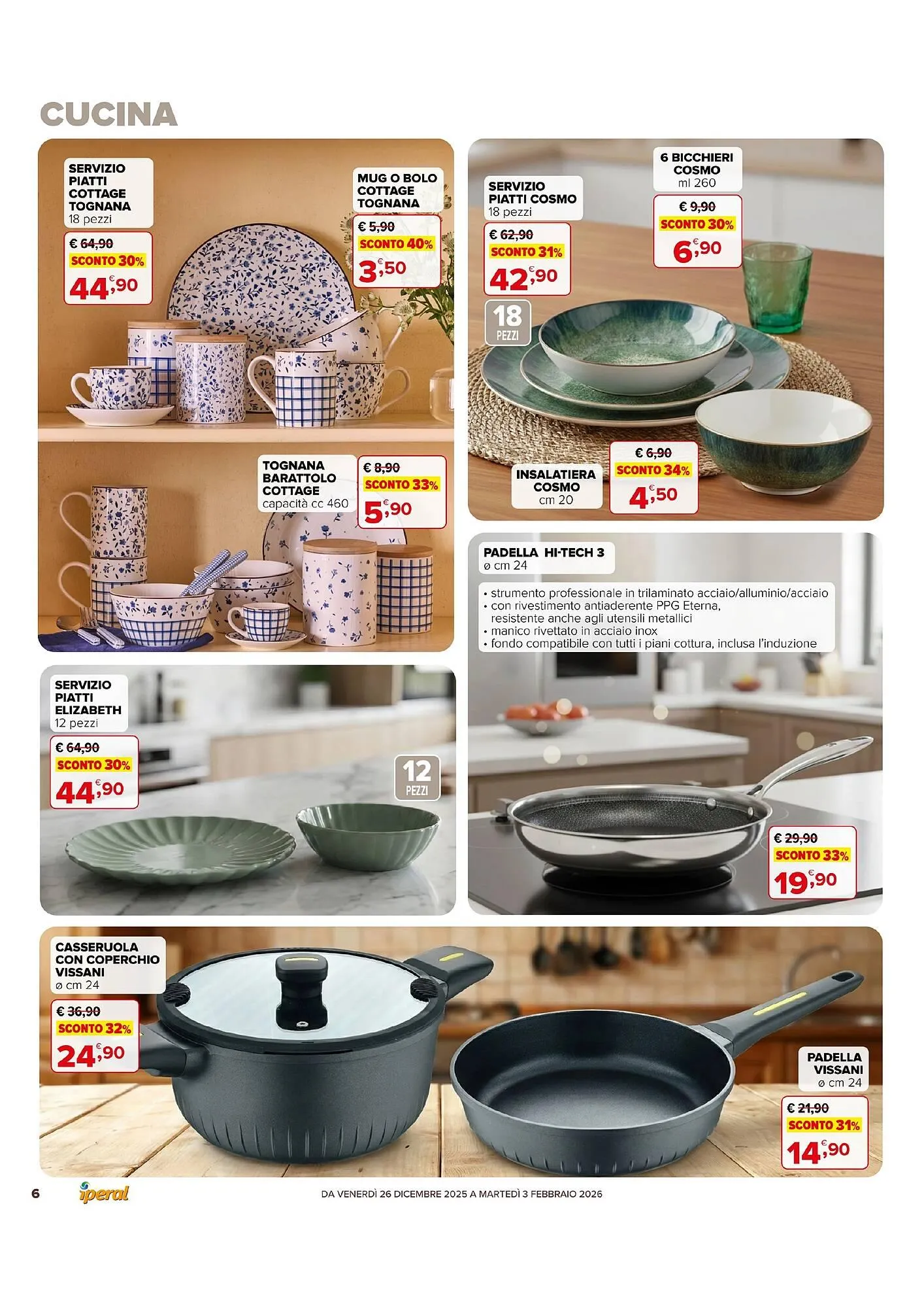 Volantino Iperal da 26 dicembre a 3 febbraio di 2026 - Pagina del volantino 6