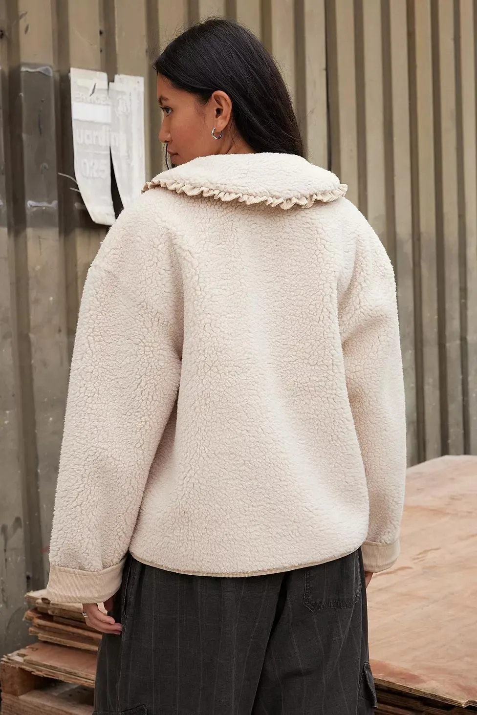 Kimchi Blue Alfie Collared Fleece