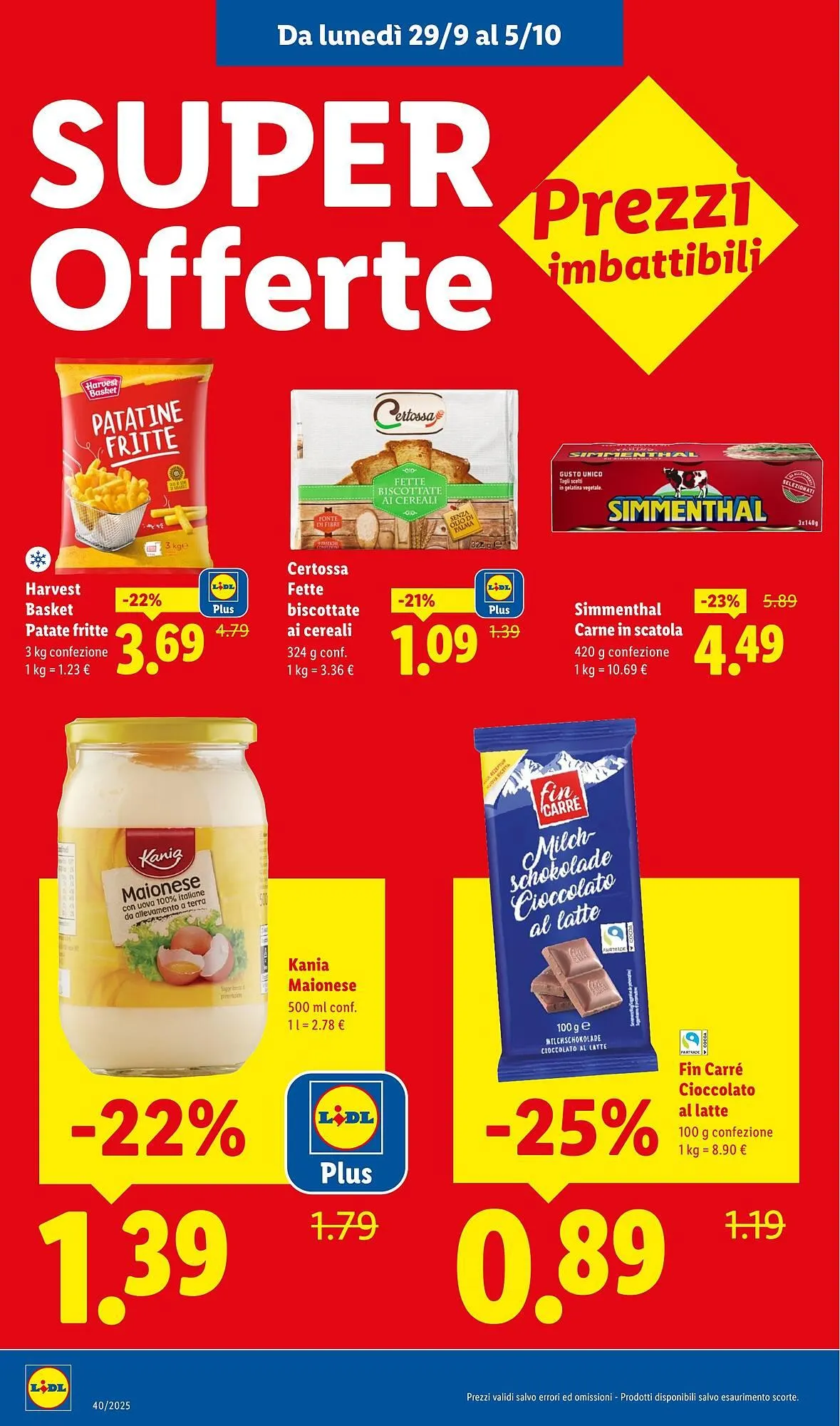 Volantino Lidl da 29 settembre a 5 ottobre di 2025 - Pagina del volantino 14