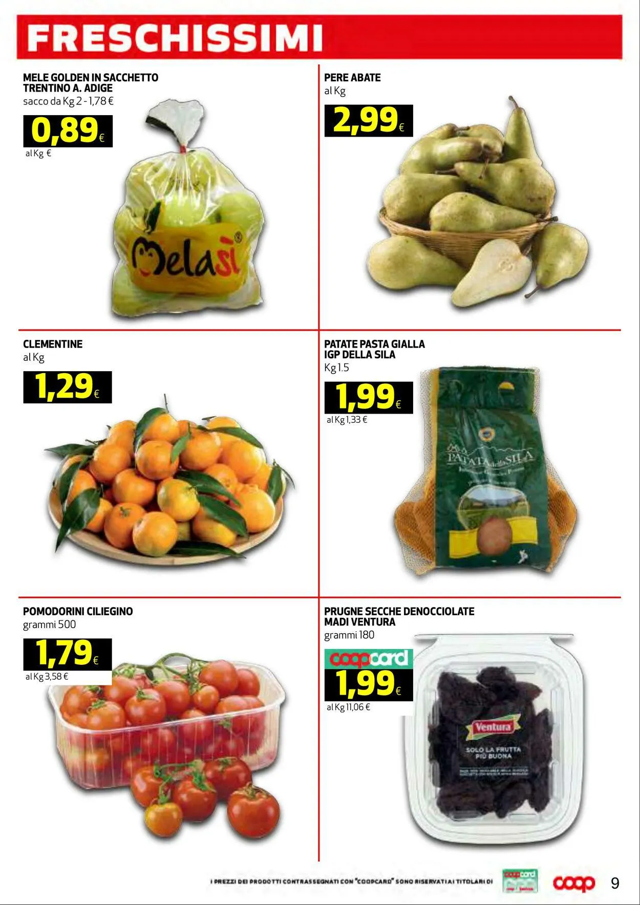 Coop Volantino attuale da 9 novembre a 19 novembre di 2023 - Pagina del volantino 9