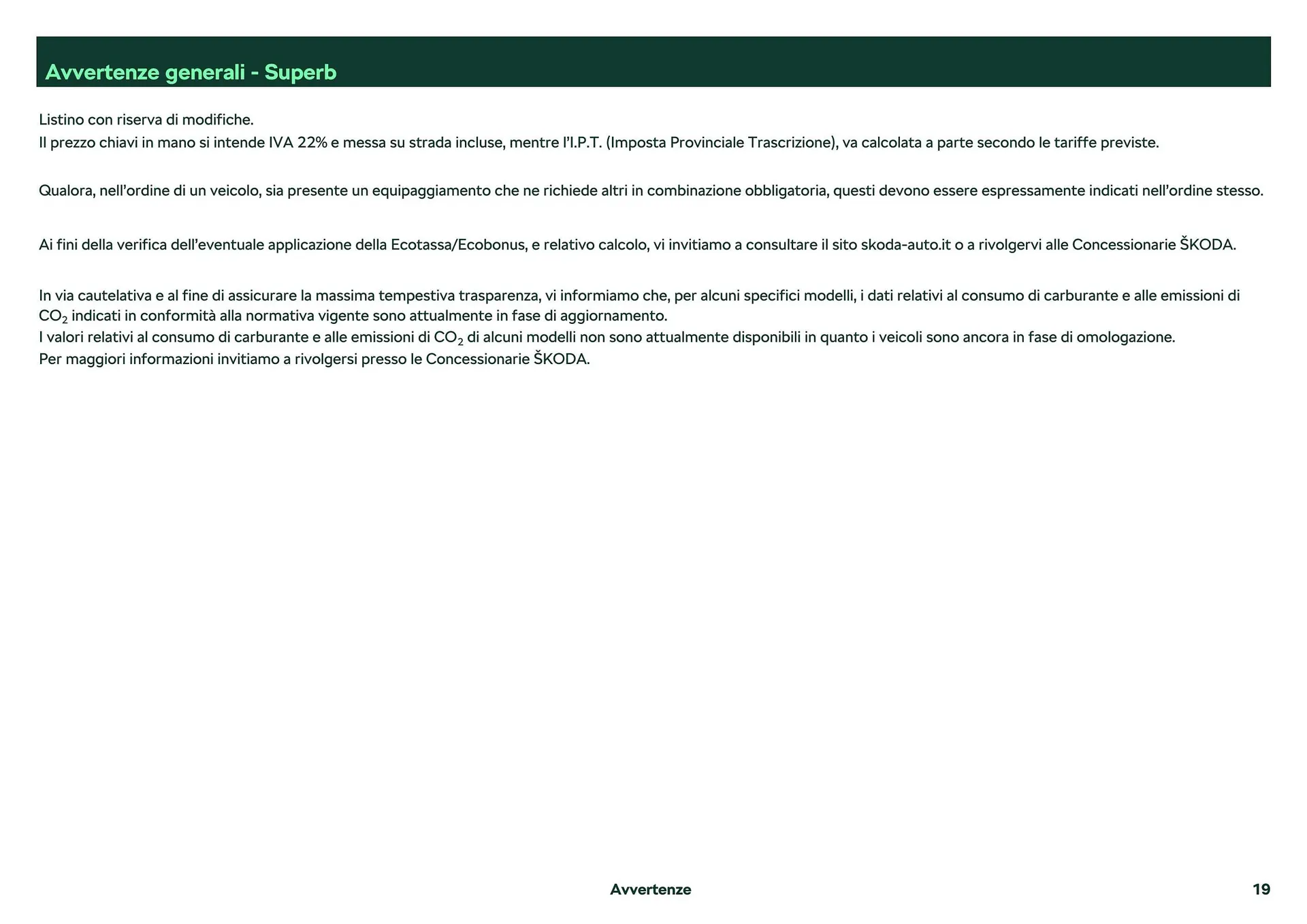 Volantino Škoda Superb da 26 febbraio a 28 dicembre di 2024 - Pagina del volantino 20
