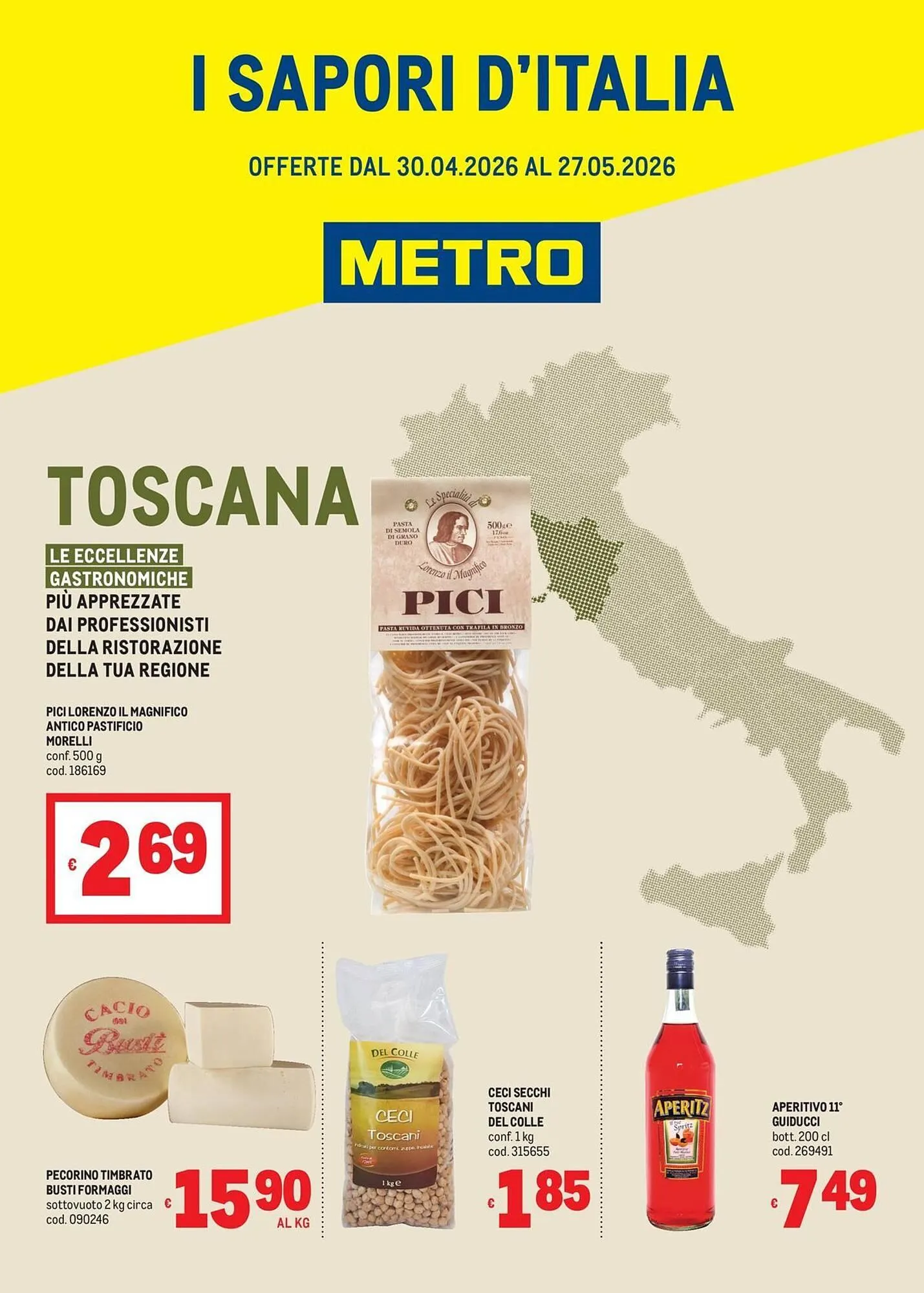 Volantino Metro da 4 maggio a 27 maggio di 2026 - Pagina del volantino 1