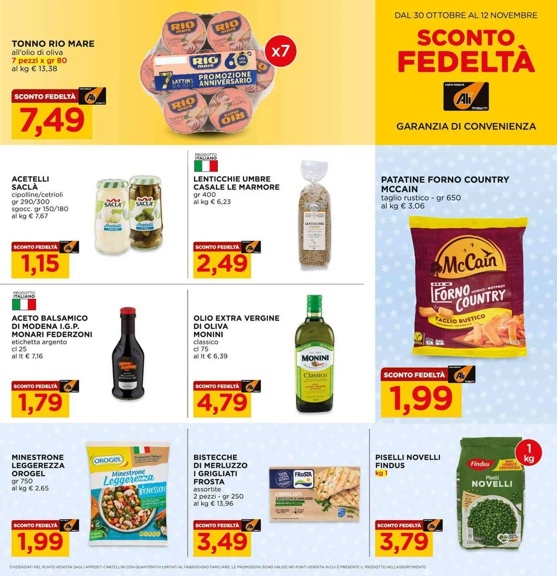 Volantino Alì Supermercati da 30 ottobre a 12 novembre di 2025 - Pagina del volantino 13