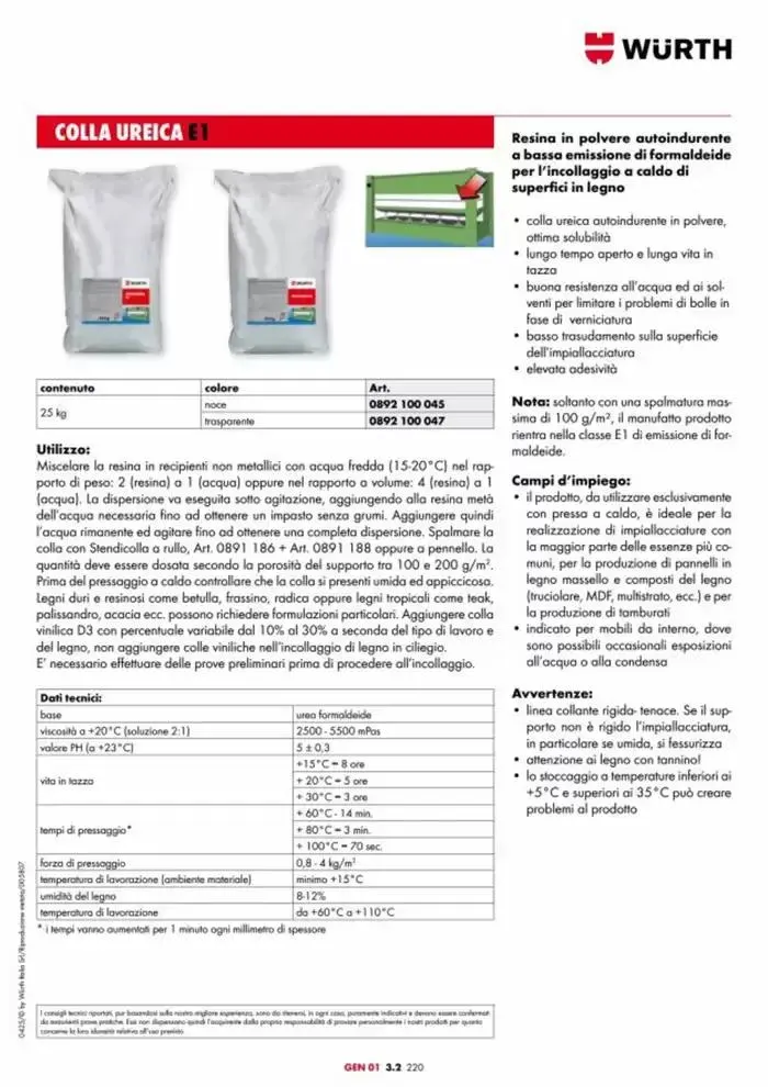 Catalogo generale da 29 aprile a 31 dicembre di 2025 - Pagina del volantino 224