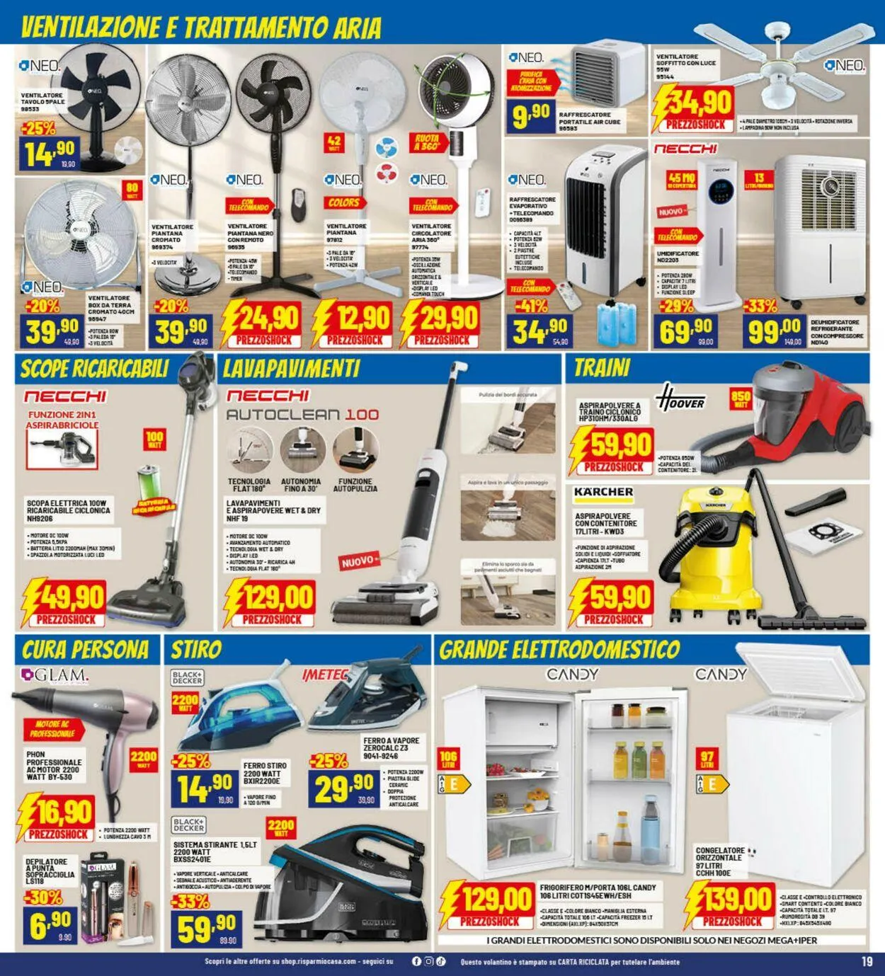Risparmio Casa Volantino attuale da 19 maggio a 25 maggio di 2025 - Pagina del volantino 19