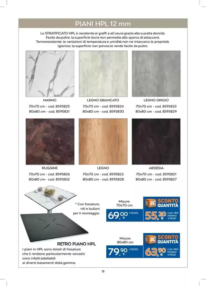 CATALOGO ARREDO da 17 marzo a 31 luglio di 2025 - Pagina del volantino 19