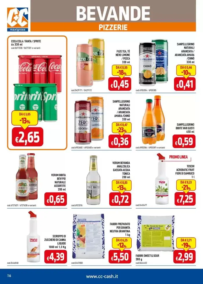  Professional ristoranti, bar, comunità, hotel da 3 gennaio a 26 gennaio di 2025 - Pagina del volantino 16