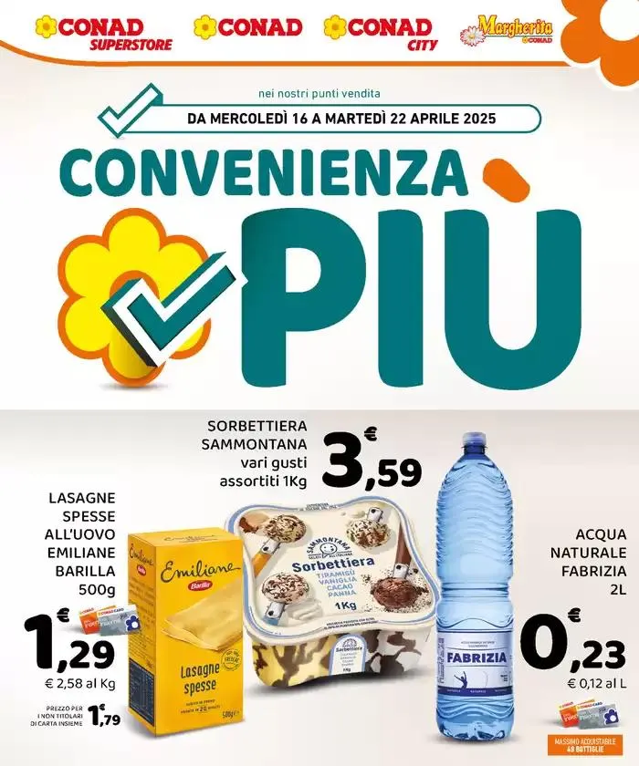 Convenienza Più da 16 aprile a 22 aprile di 2025 - Pagina del volantino 1