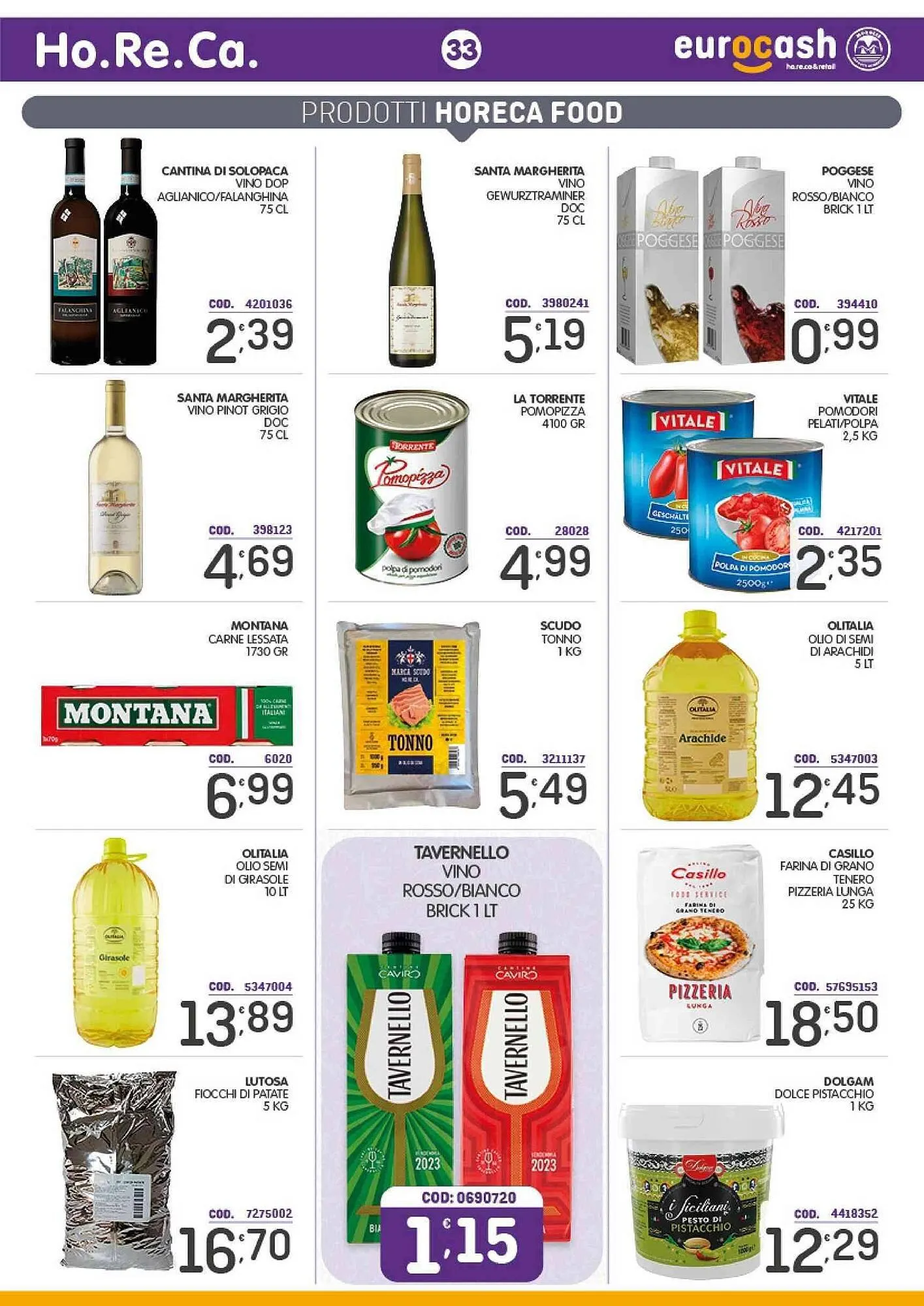 Volantino Eurocash da 27 agosto a 14 settembre di 2025 - Pagina del volantino 33