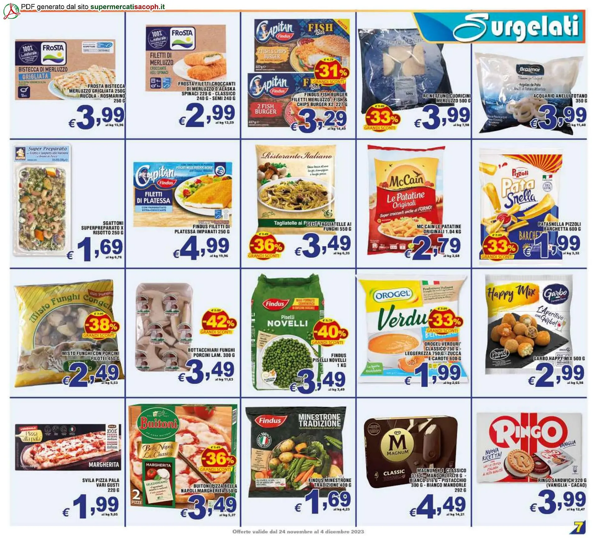 Volantino Sacoph da 24 novembre a 4 dicembre di 2023 - Pagina del volantino 7