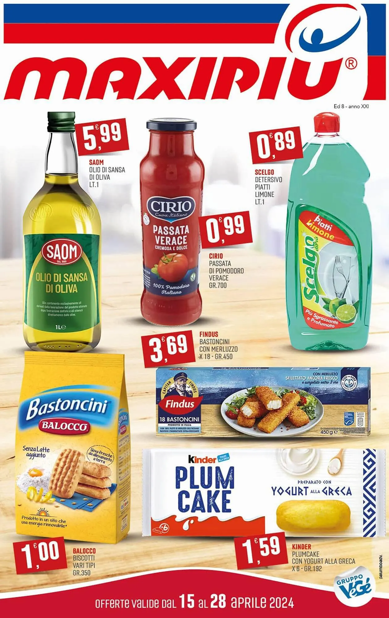 Volantino Maxipiù da 15 aprile a 28 aprile di 2024 - Pagina del volantino 