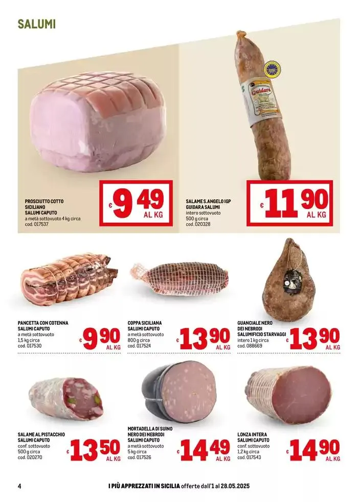 Sapori d'Italia -Sicilia da 2 maggio a 14 maggio di 2025 - Pagina del volantino 4