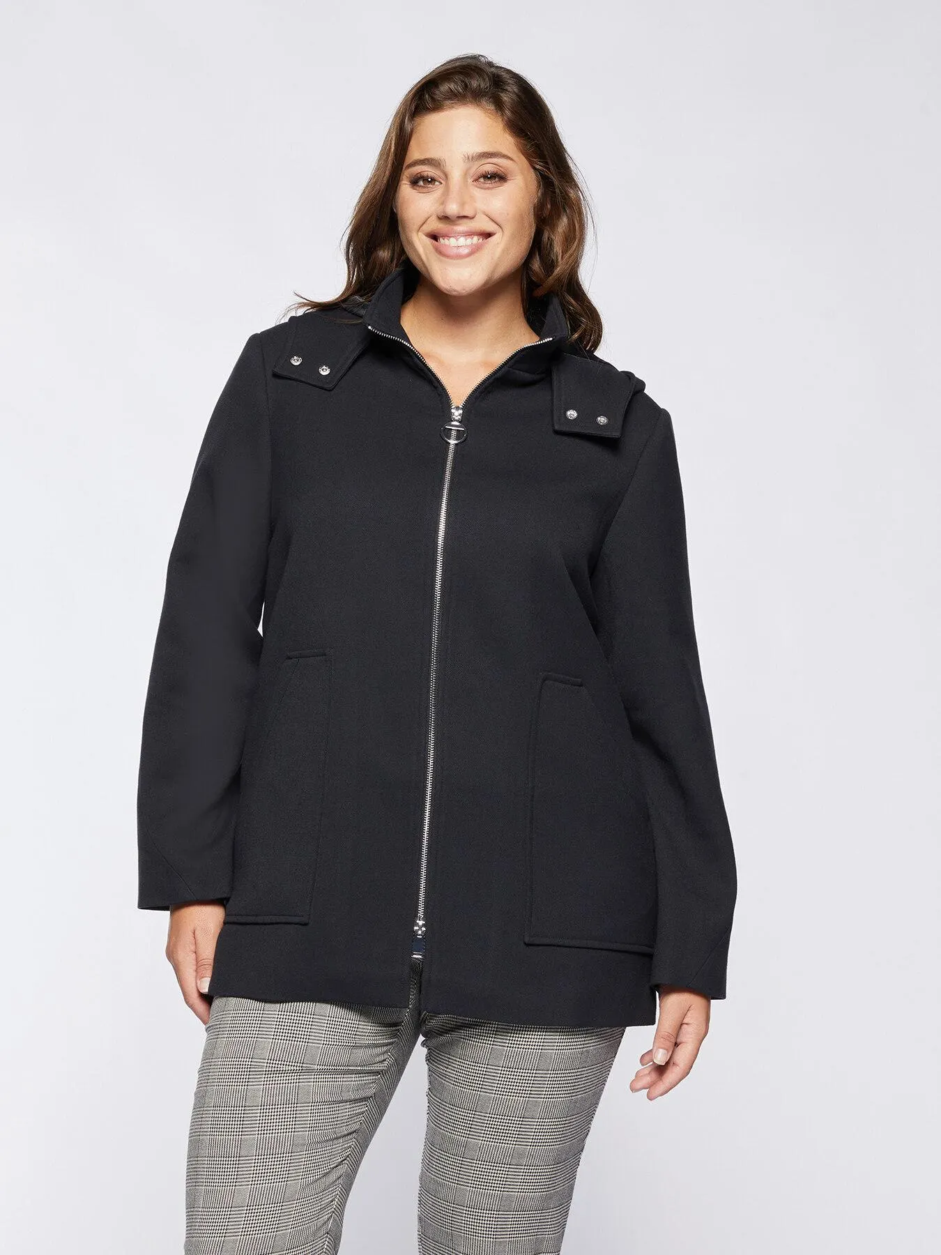 Cappotto con cappuccio