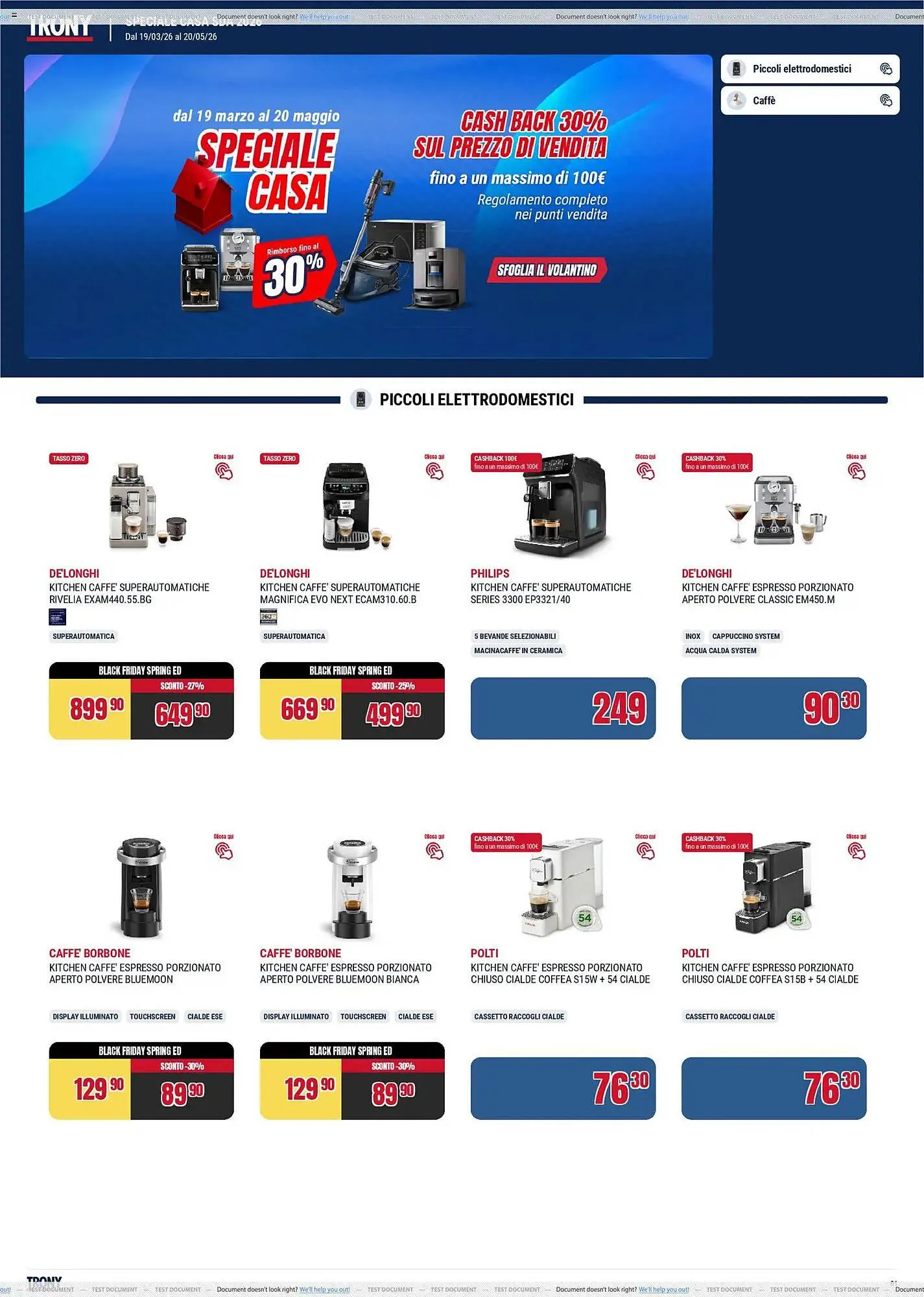 Volantino Trony da 19 marzo a 20 maggio di 2026 - Pagina del volantino 1