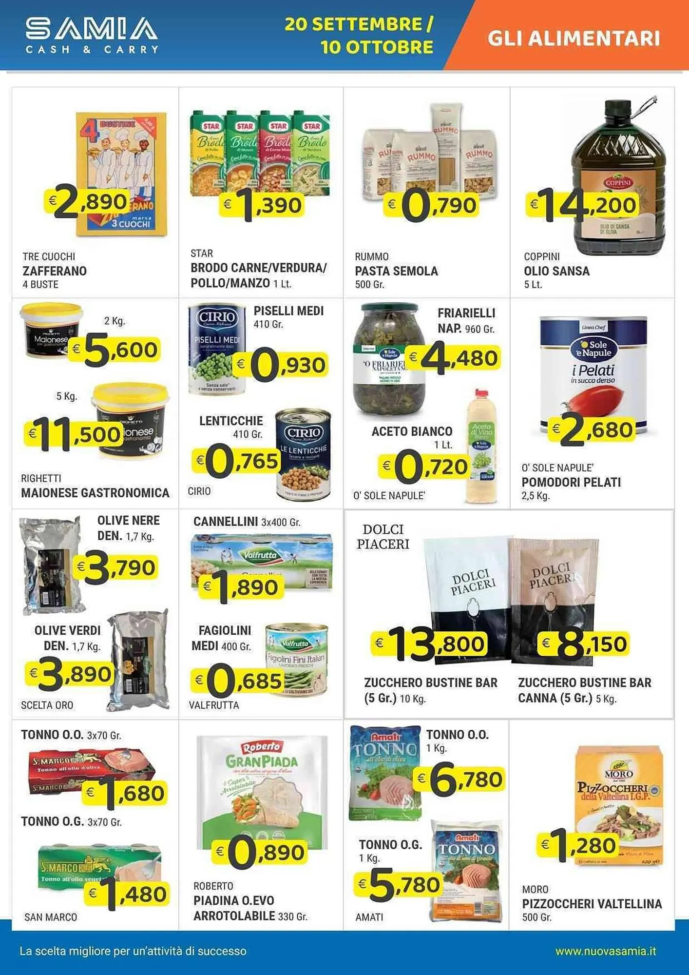 Volantino Samia Cash and Carry da 22 settembre a 10 ottobre di 2025 - Pagina del volantino 4