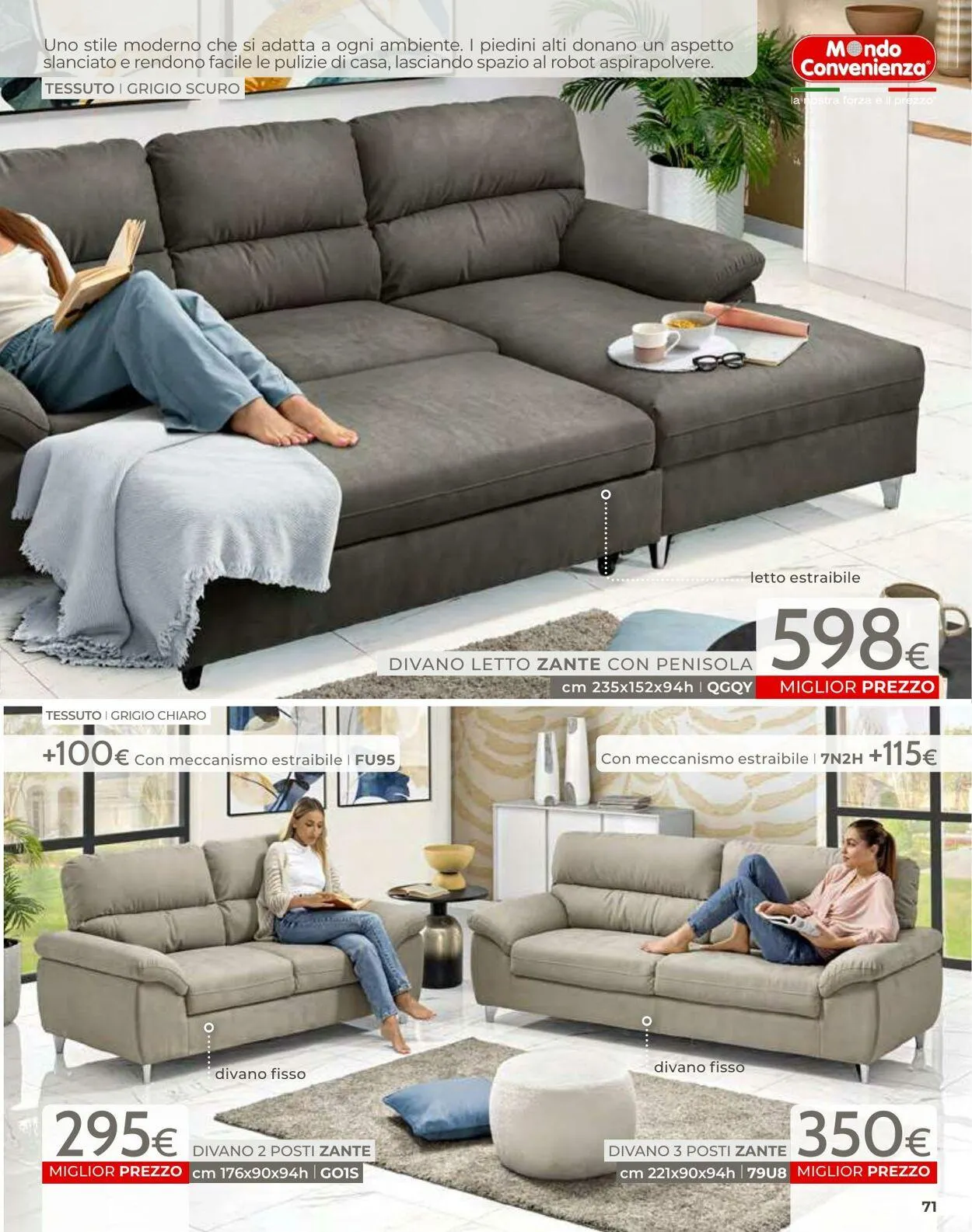 Mondo Convenienza da 1 luglio a 31 luglio di 2025 - Pagina del volantino 73