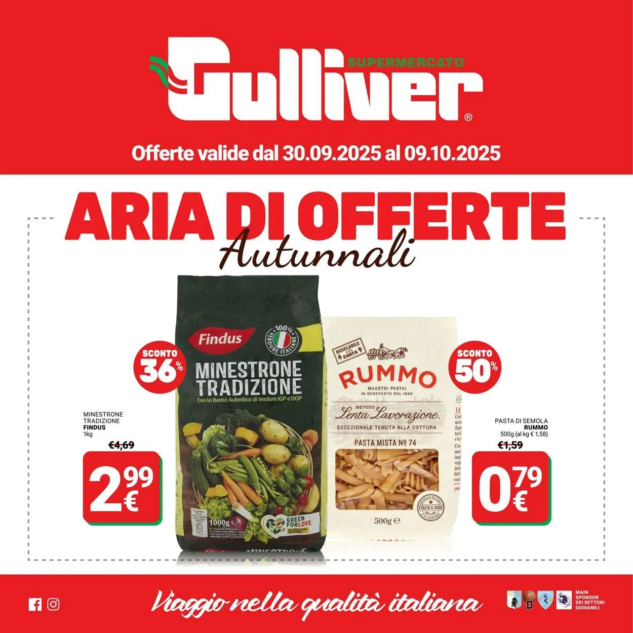 Gulliver Volantino attuale da 30 settembre a 9 ottobre di 2025 - Pagina del volantino 1