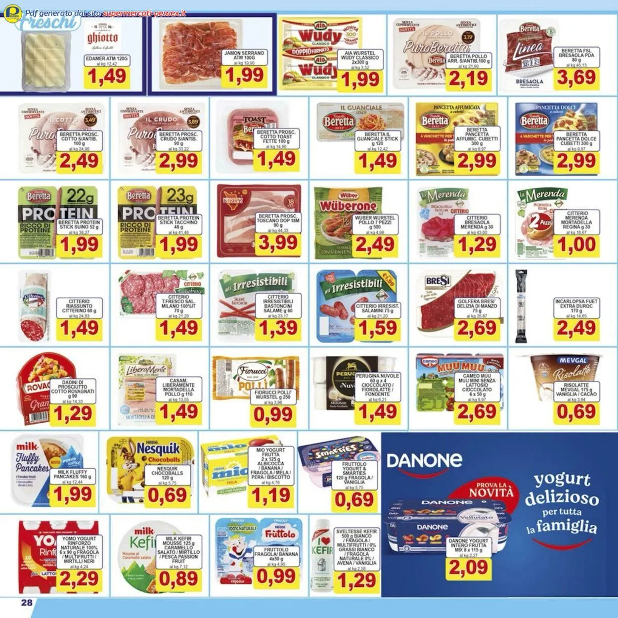 Pewex Volantino attuale da 29 dicembre a 12 gennaio di 2026 - Pagina del volantino 28