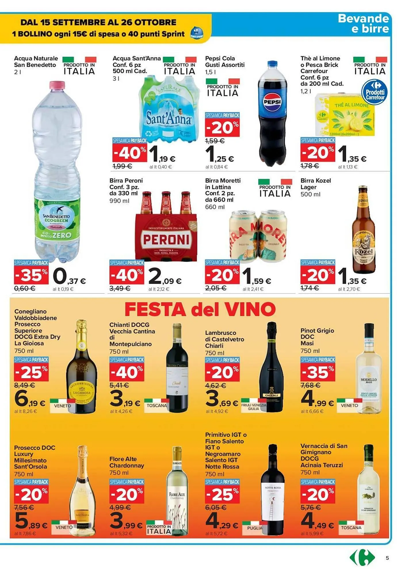 Volantino Carrefour Express da 2 ottobre a 12 ottobre di 2025 - Pagina del volantino 5