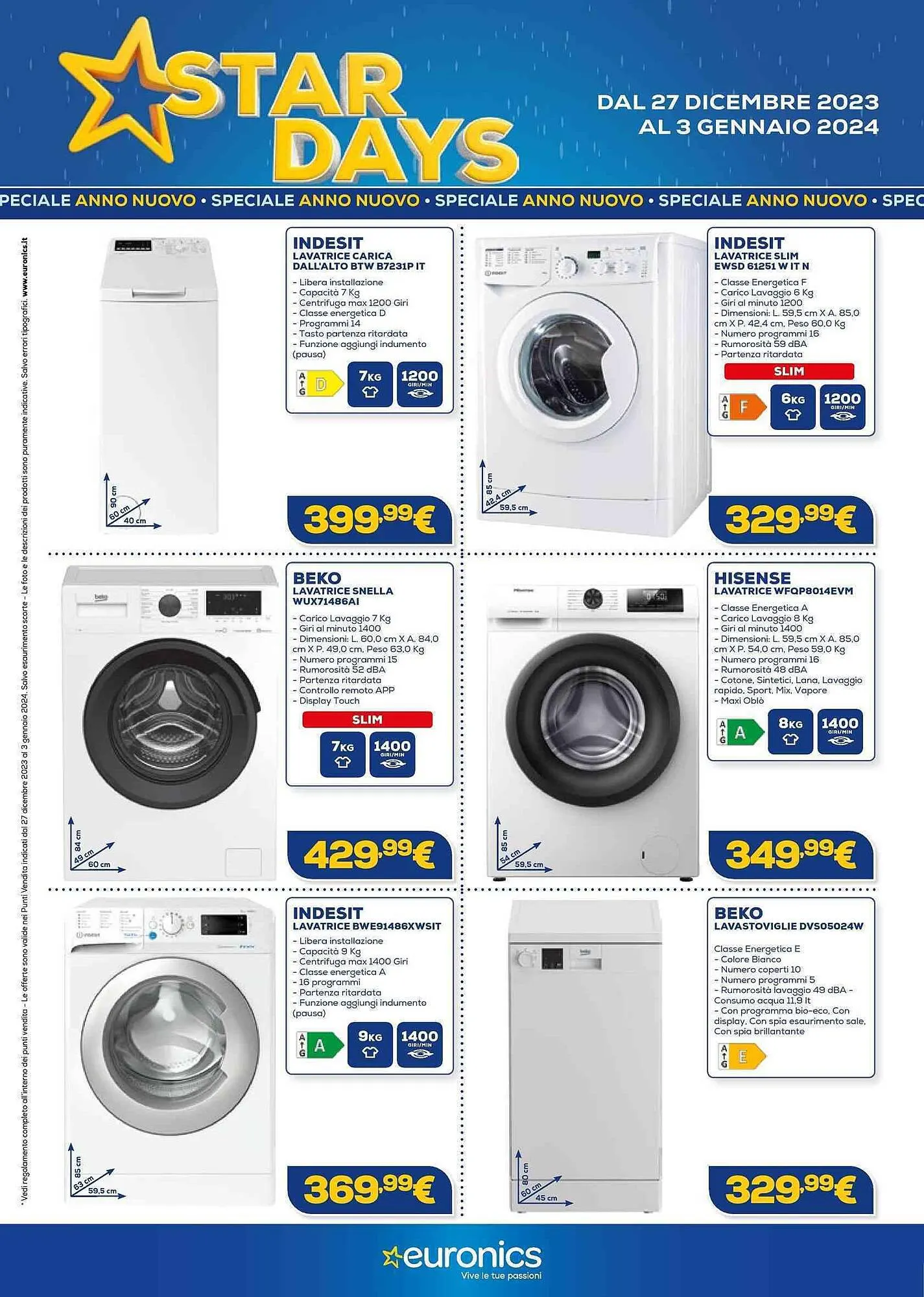 Volantino Euronics da 27 dicembre a 3 gennaio di 2024 - Pagina del volantino 4