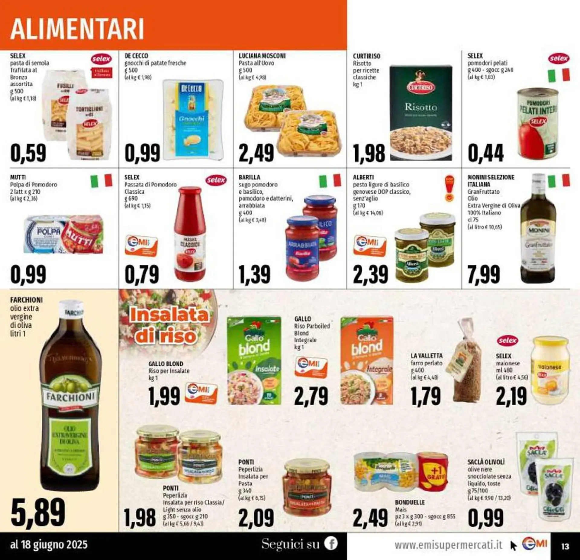 Volantino Emi Supermercati da 5 giugno a 18 giugno di 2025 - Pagina del volantino 13