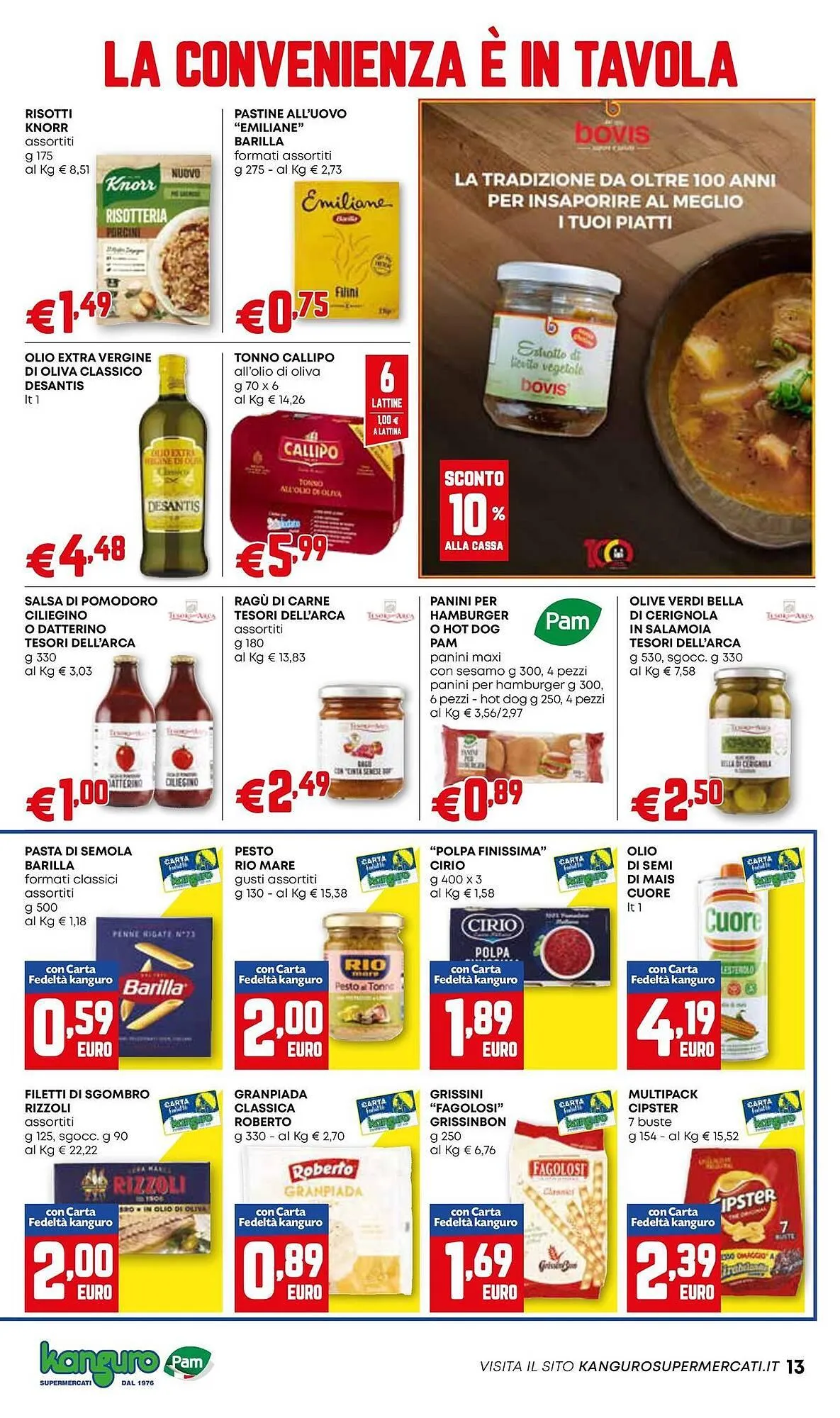 Volantino Kanguro da 25 settembre a 8 ottobre di 2025 - Pagina del volantino 13