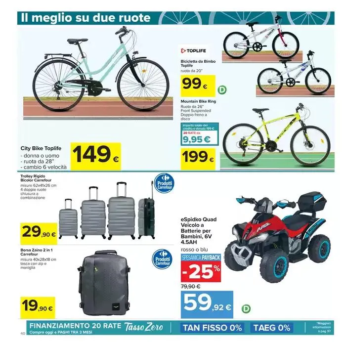 Sconti di pasqua da 8 aprile a 21 aprile di 2025 - Pagina del volantino 40