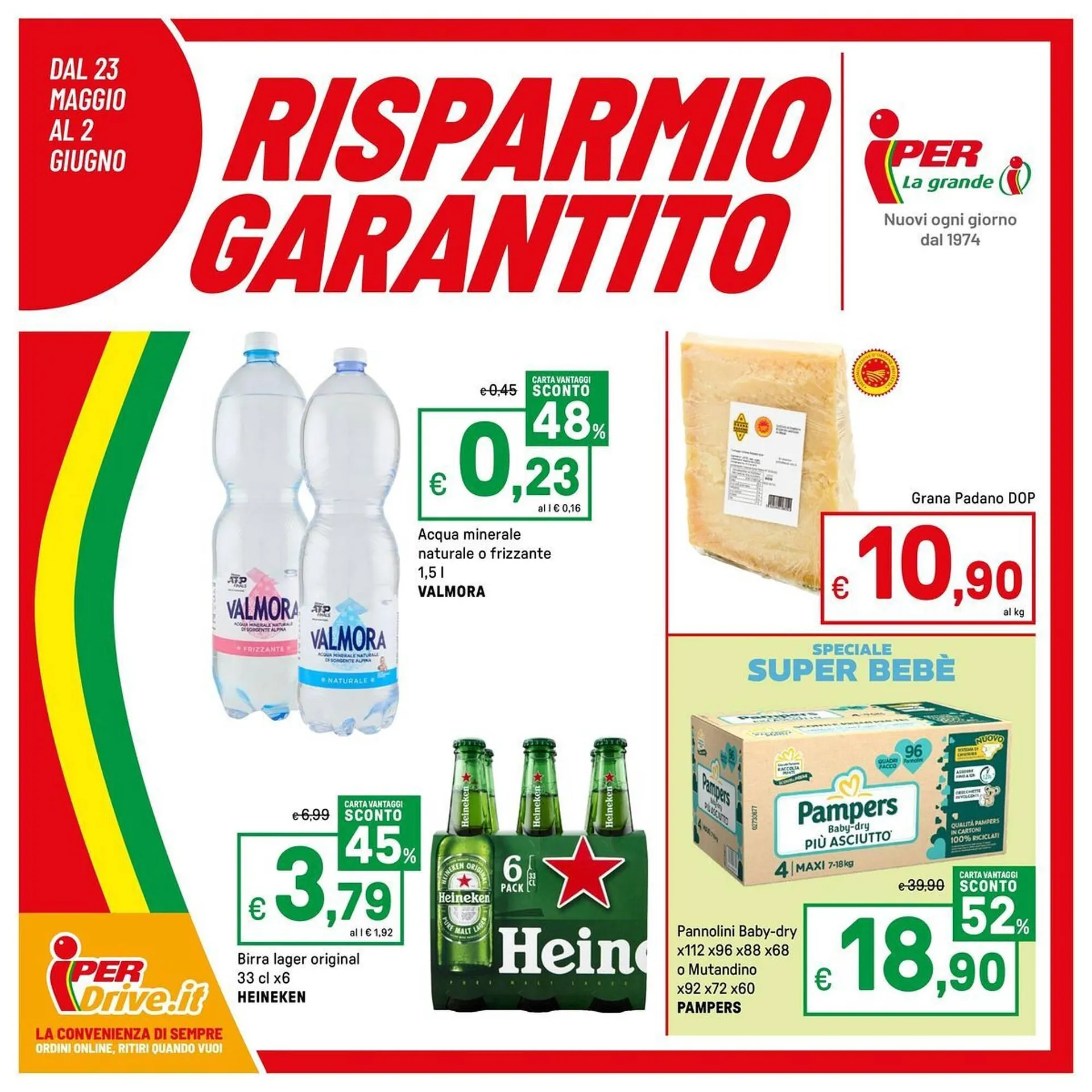 Volantino Iper La Grande da 23 maggio a 2 giugno di 2025 - Pagina del volantino 1