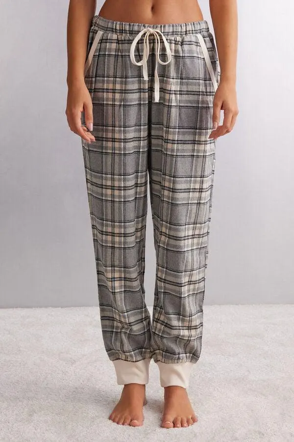 Pantalone Lungo Jogger in Tela Garzata Winter Classic