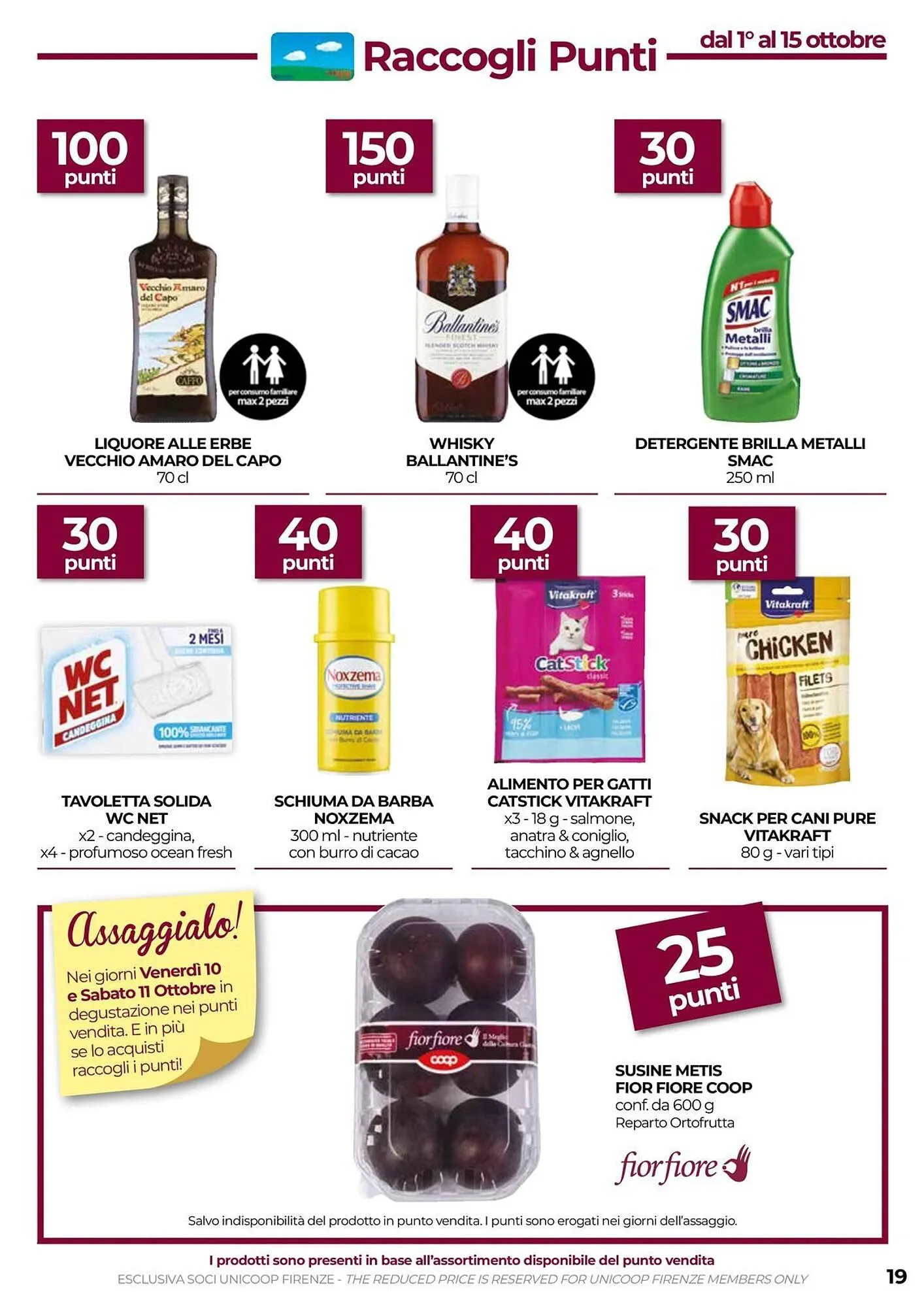 Volantino Unicoop da 2 ottobre a 15 ottobre di 2025 - Pagina del volantino 19