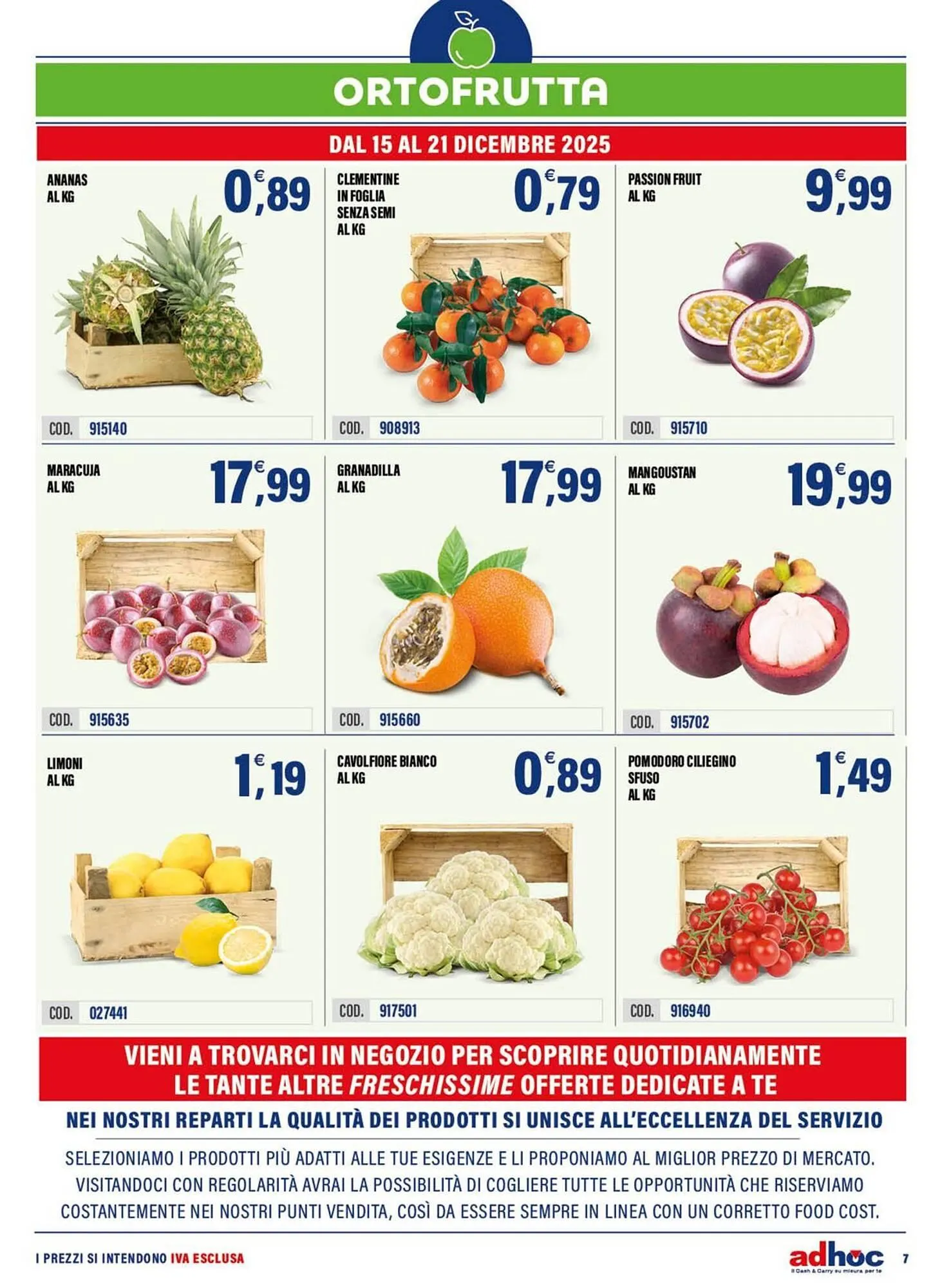 Volantino Adhoc da 15 dicembre a 24 dicembre di 2025 - Pagina del volantino 7
