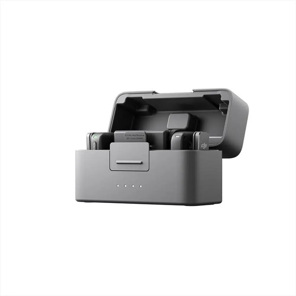 DJI - MIC MINI (2 TX + 1RX + CHARGING CASE)-Black