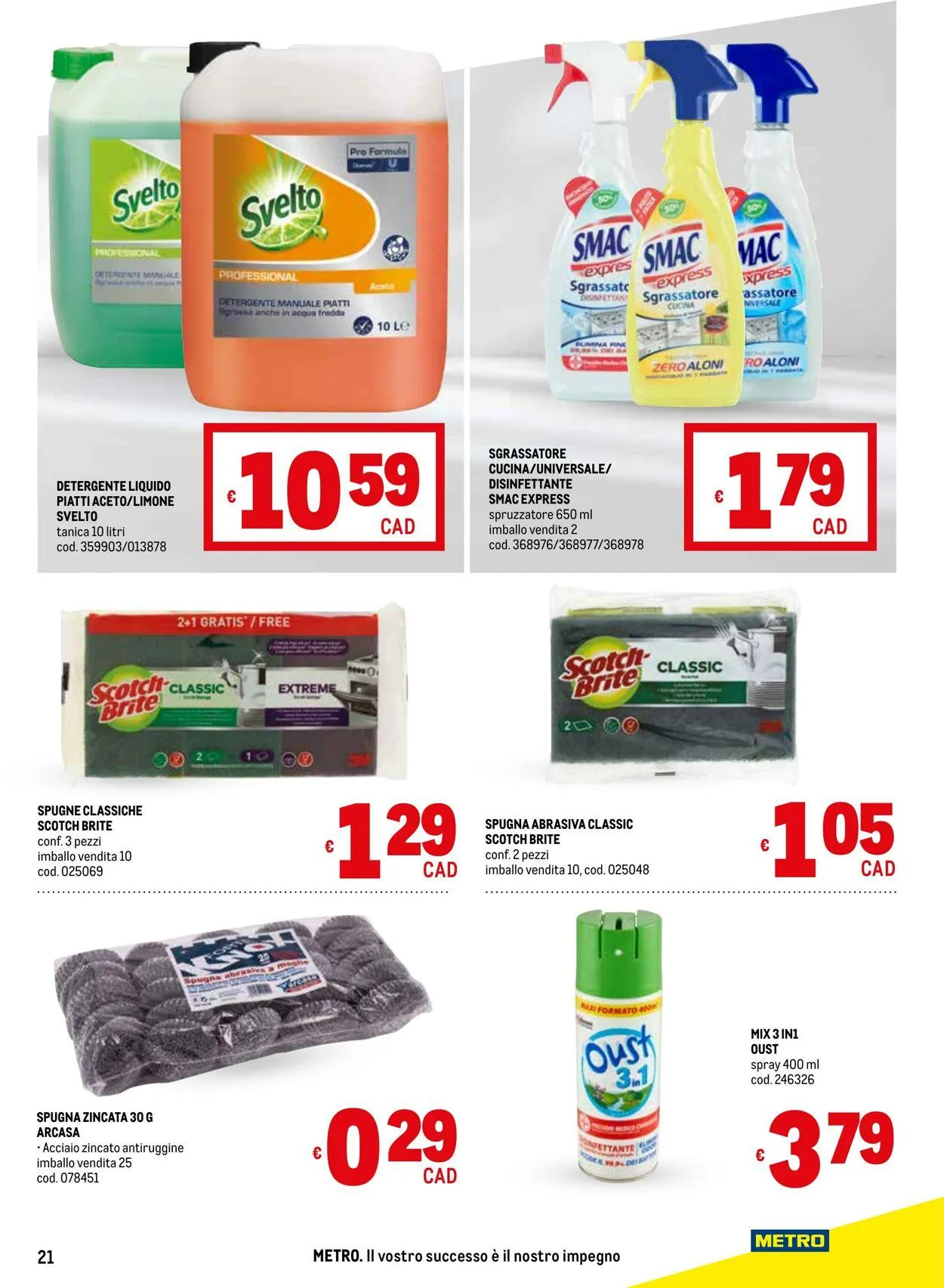 Metro Volantino attuale da 22 ottobre a 5 novembre di 2025 - Pagina del volantino 21