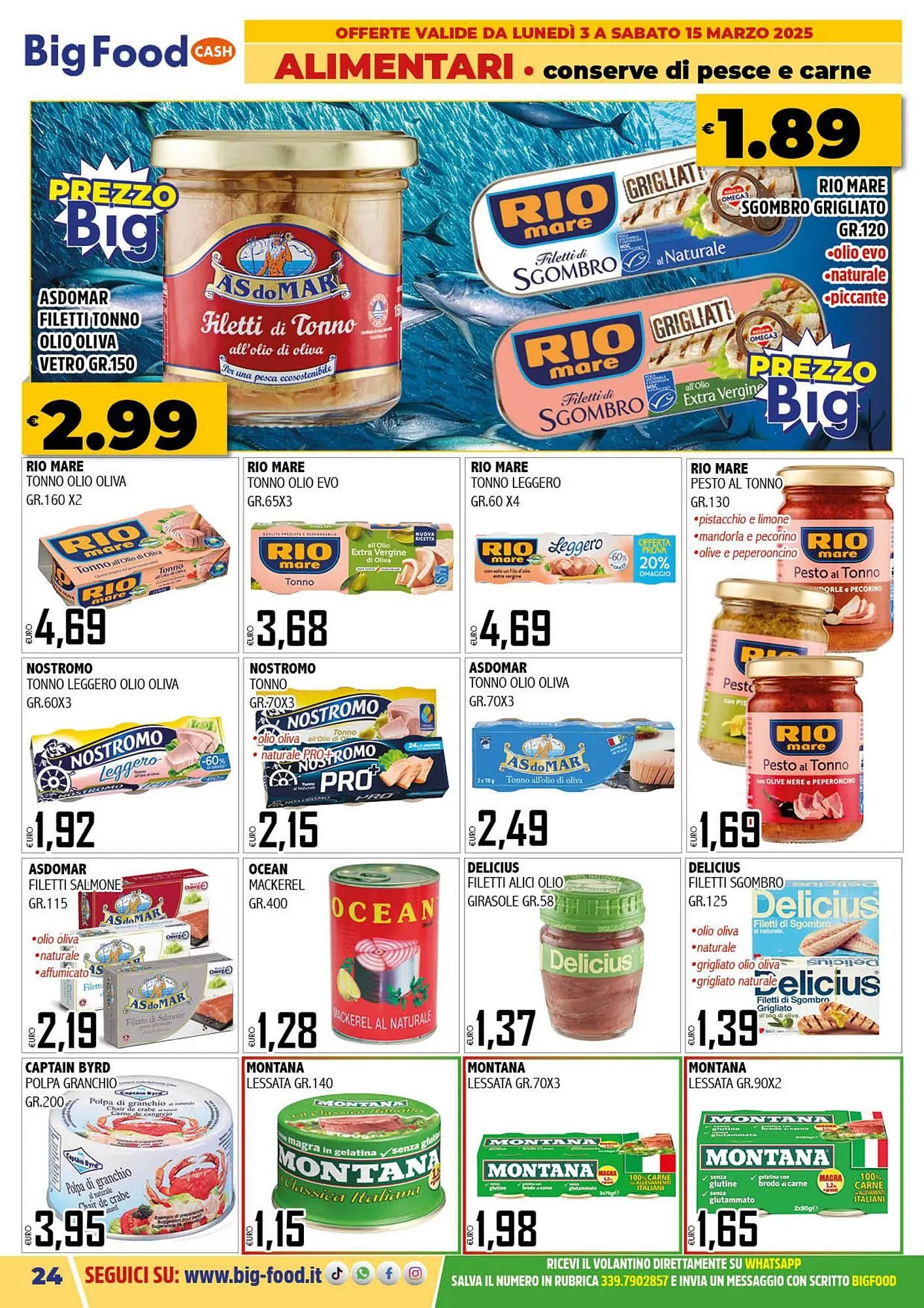 Volantino Big Food da 3 marzo a 15 marzo di 2025 - Pagina del volantino 24