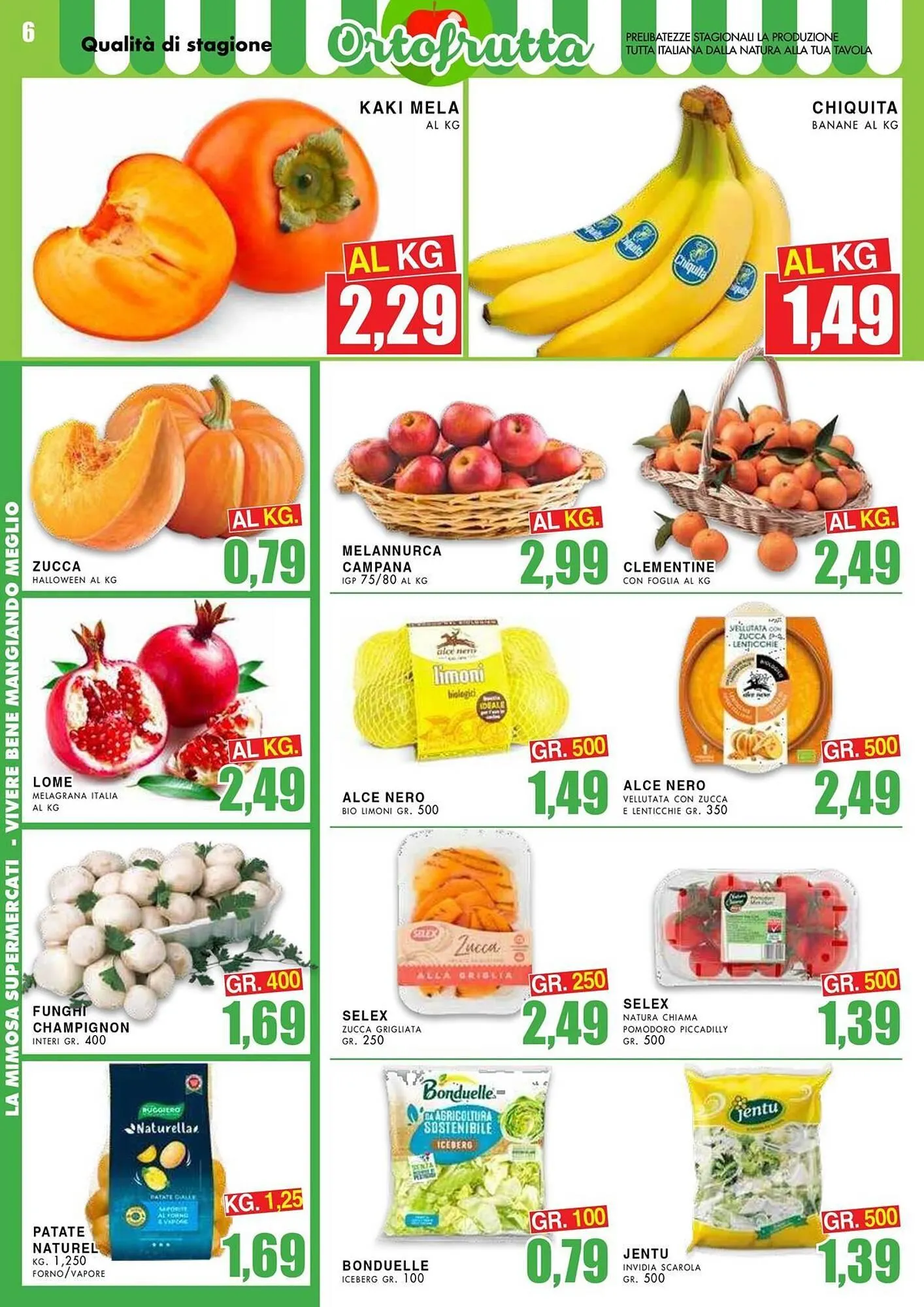 Volantino La Mimosa Supermercati da 20 ottobre a 2 novembre di 2025 - Pagina del volantino 6