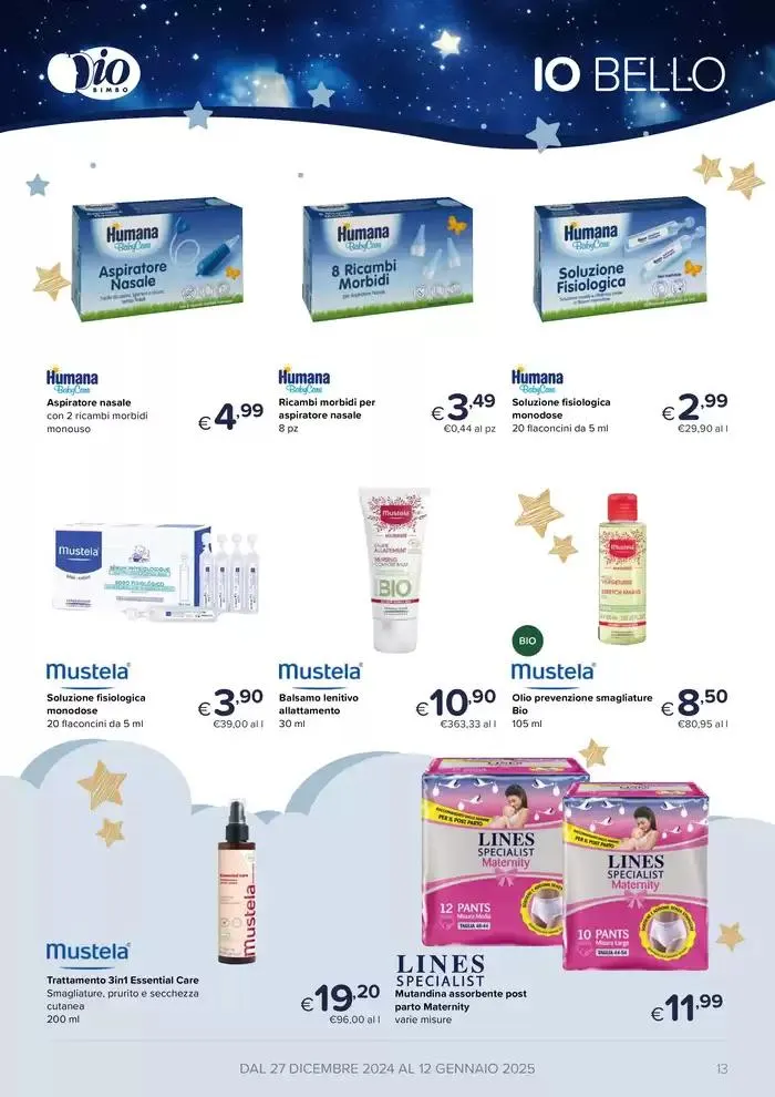 Buon anno e sogni d'oro da 27 dicembre a 12 gennaio di 2025 - Pagina del volantino 13