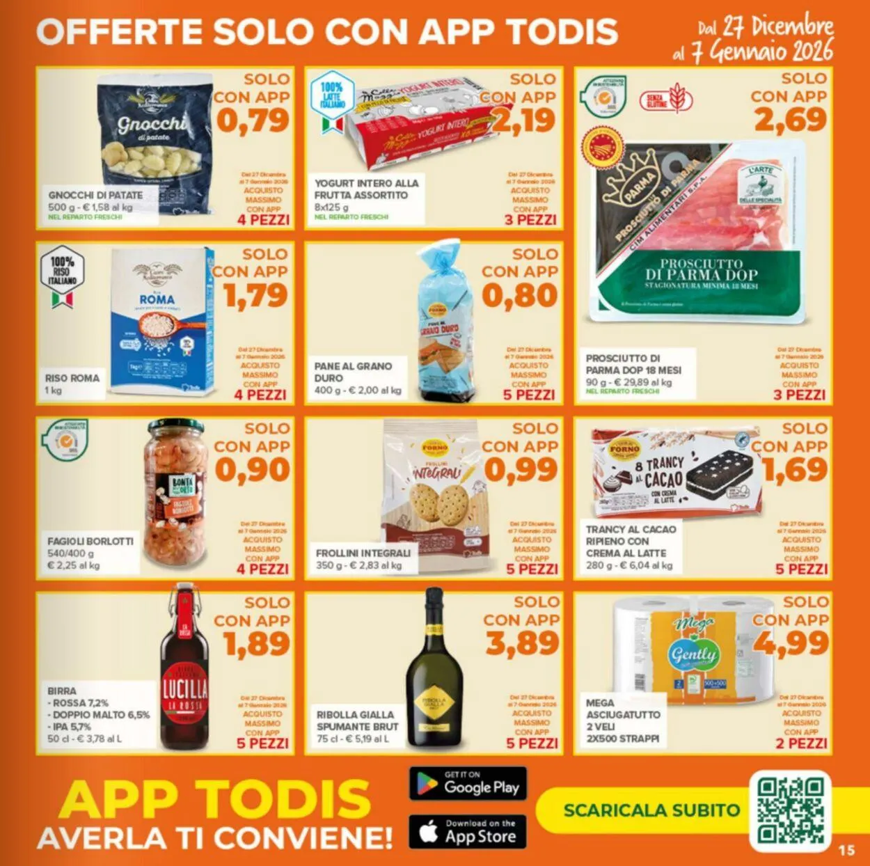 Todis Volantino attuale da 27 dicembre a 7 gennaio di 2026 - Pagina del volantino 15