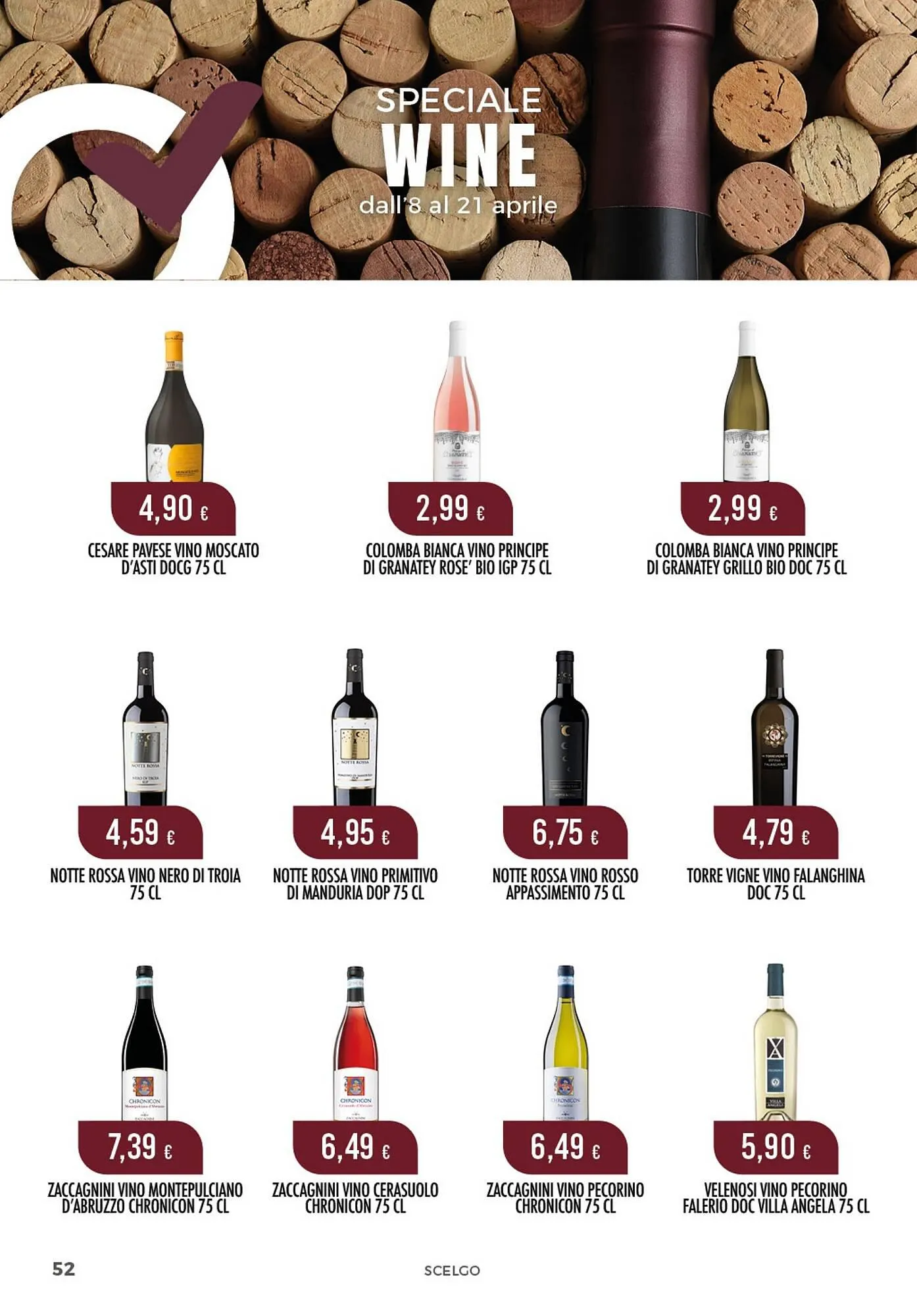 Volantino Scelgo da 8 aprile a 21 aprile di 2024 - Pagina del volantino 52