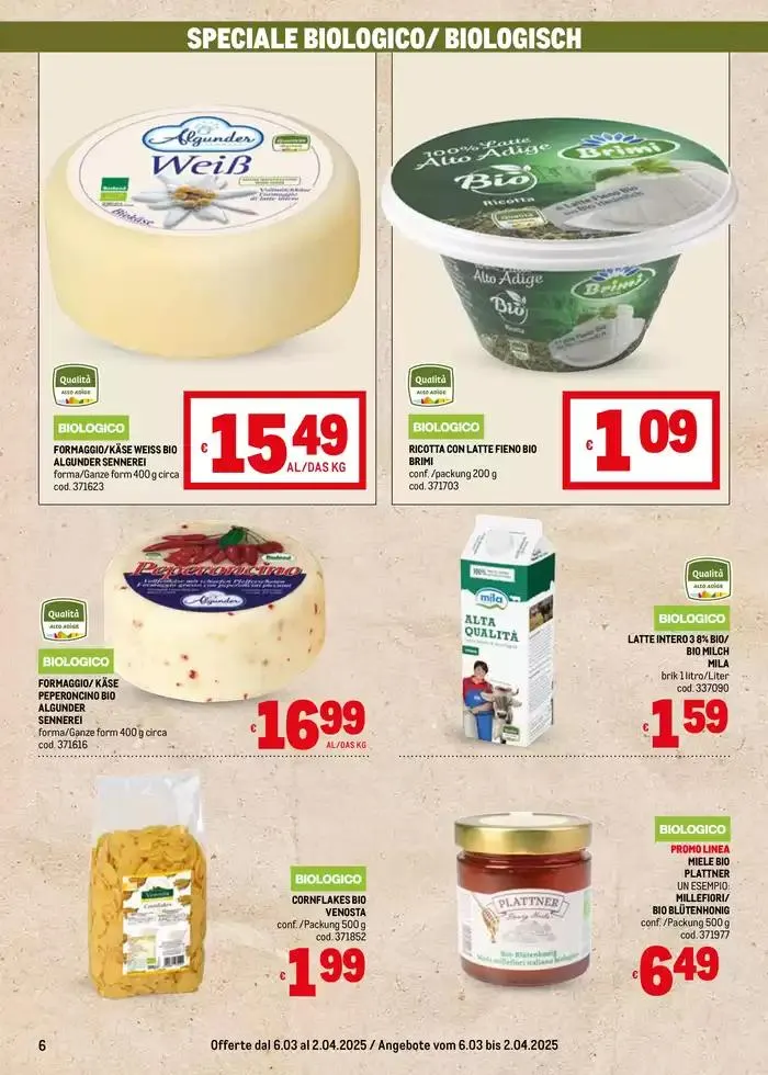 Offerte Alto Adige da 6 marzo a 2 aprile di 2025 - Pagina del volantino 6