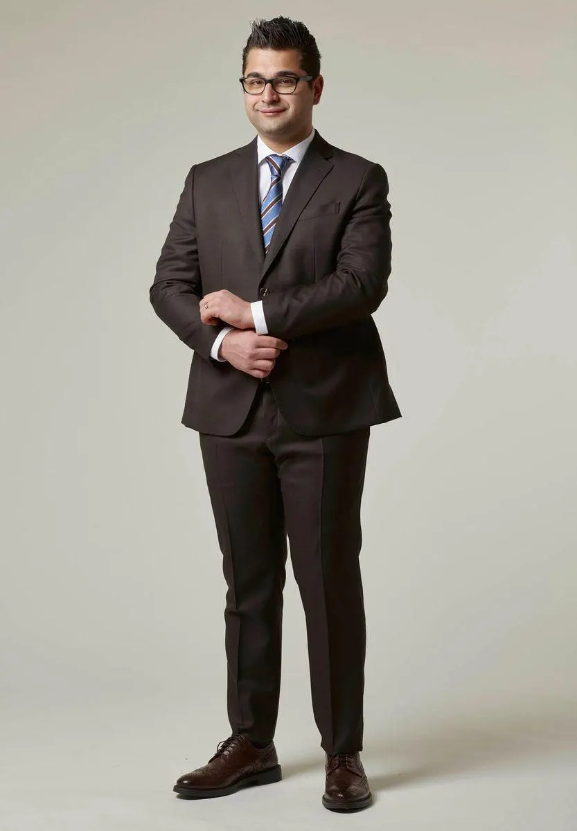 Abito moro occhio pernice lana Cerruti comfort fit