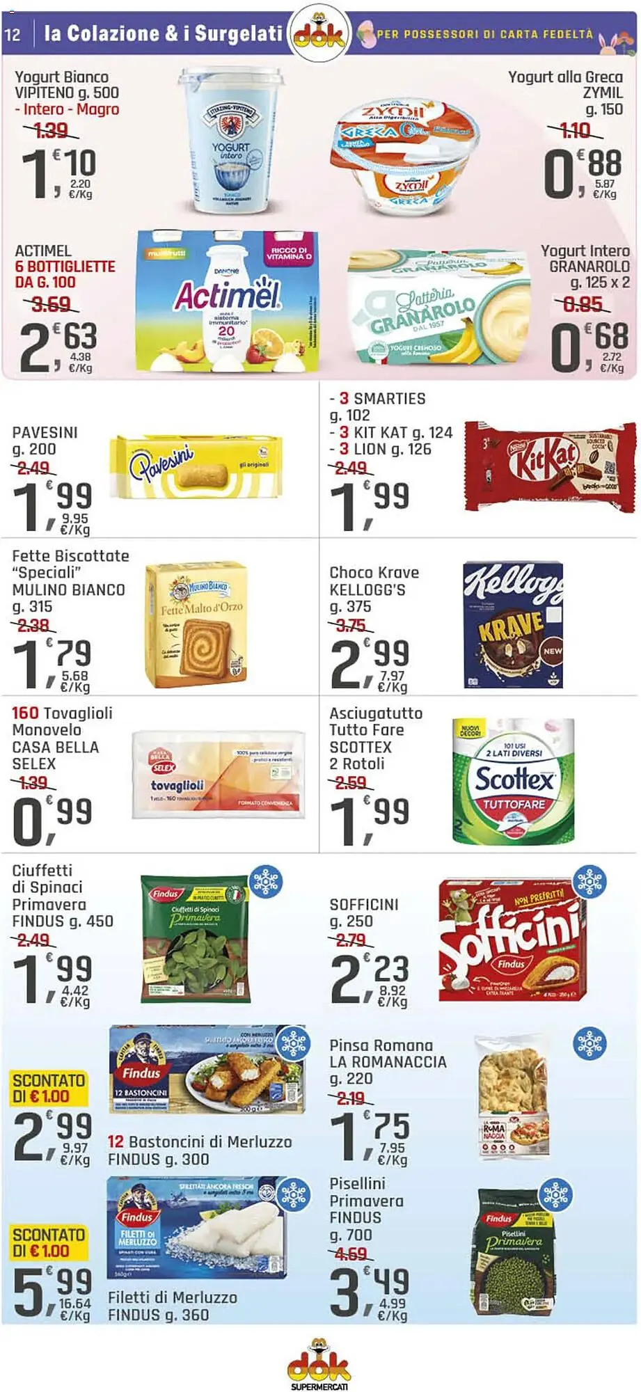 Volantino Supermercati Dok da 10 aprile a 19 aprile di 2025 - Pagina del volantino 12