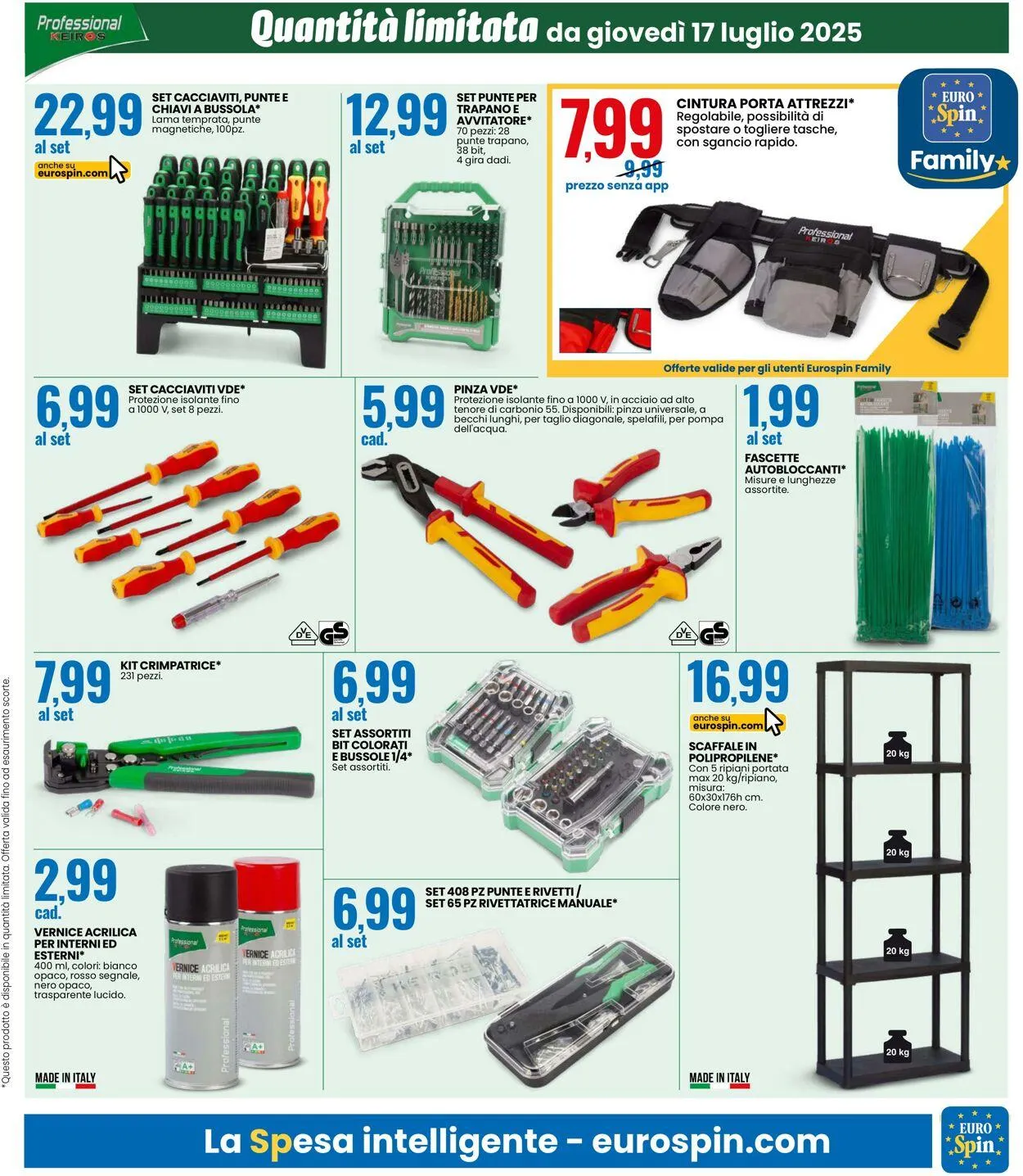 EURO Spin Volantino attuale da 17 luglio a 27 luglio di 2025 - Pagina del volantino 13