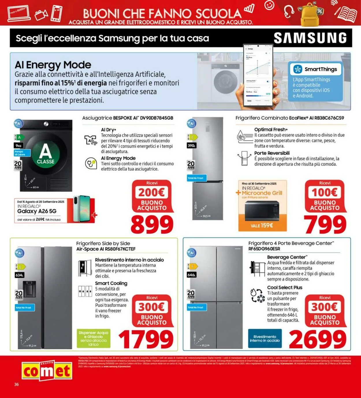 Comet Volantino attuale da 22 agosto a 11 settembre di 2025 - Pagina del volantino 36