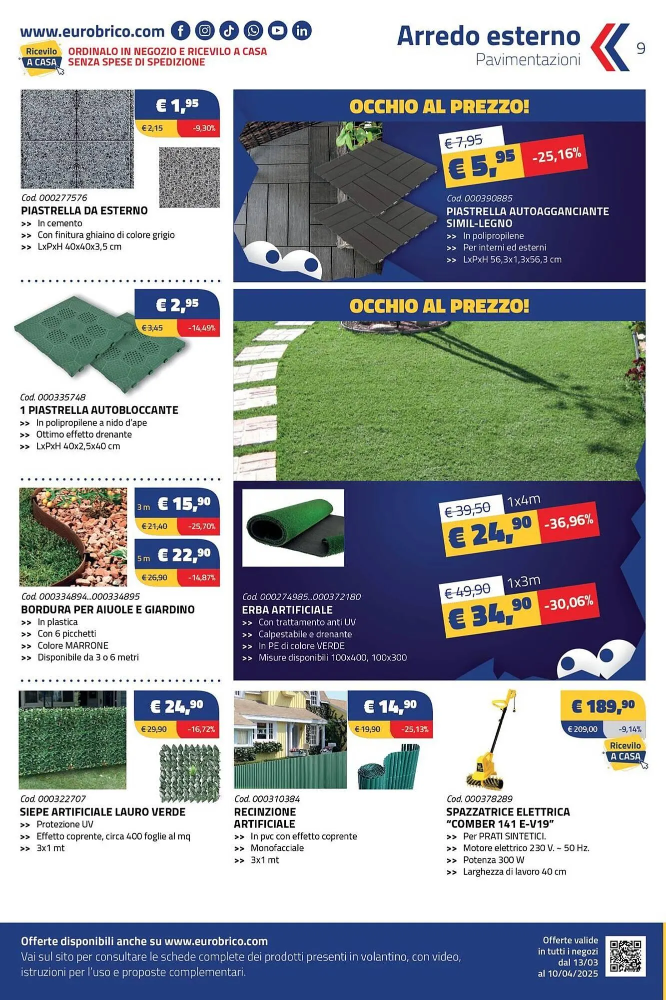 Volantino Eurobrico da 13 marzo a 10 aprile di 2025 - Pagina del volantino 9