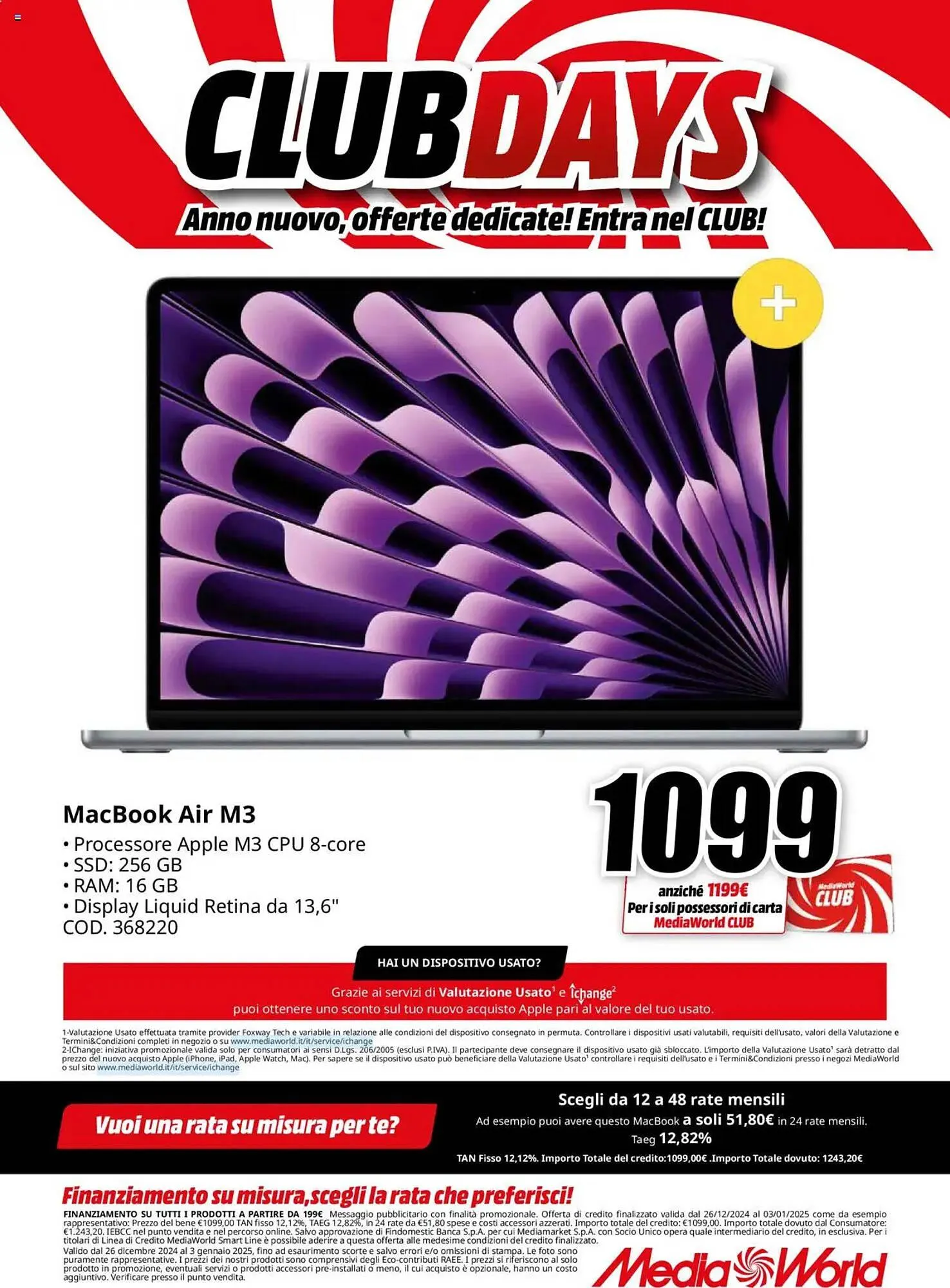 Volantino MediaWorld da 26 dicembre a 3 gennaio di 2025 - Pagina del volantino 16
