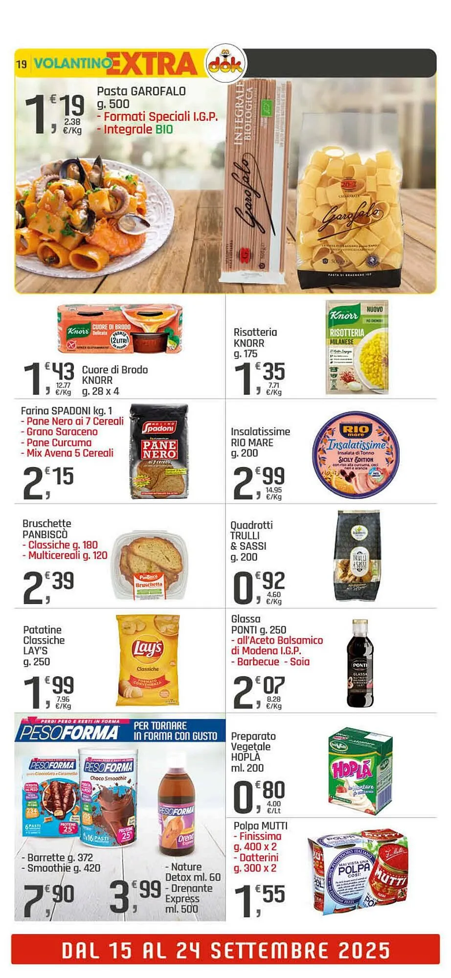 Volantino Supermercati Dok da 11 settembre a 24 settembre di 2025 - Pagina del volantino 19