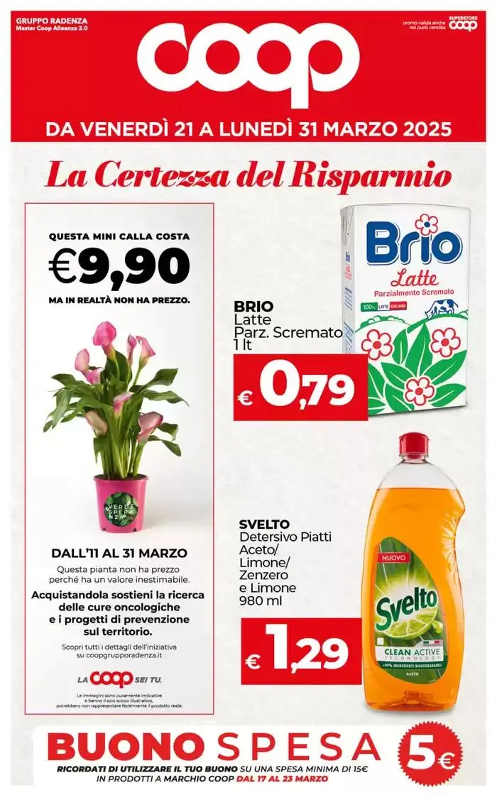 La Certesza del Risparmio da 21 marzo a 31 marzo di 2025 - Pagina del volantino 1